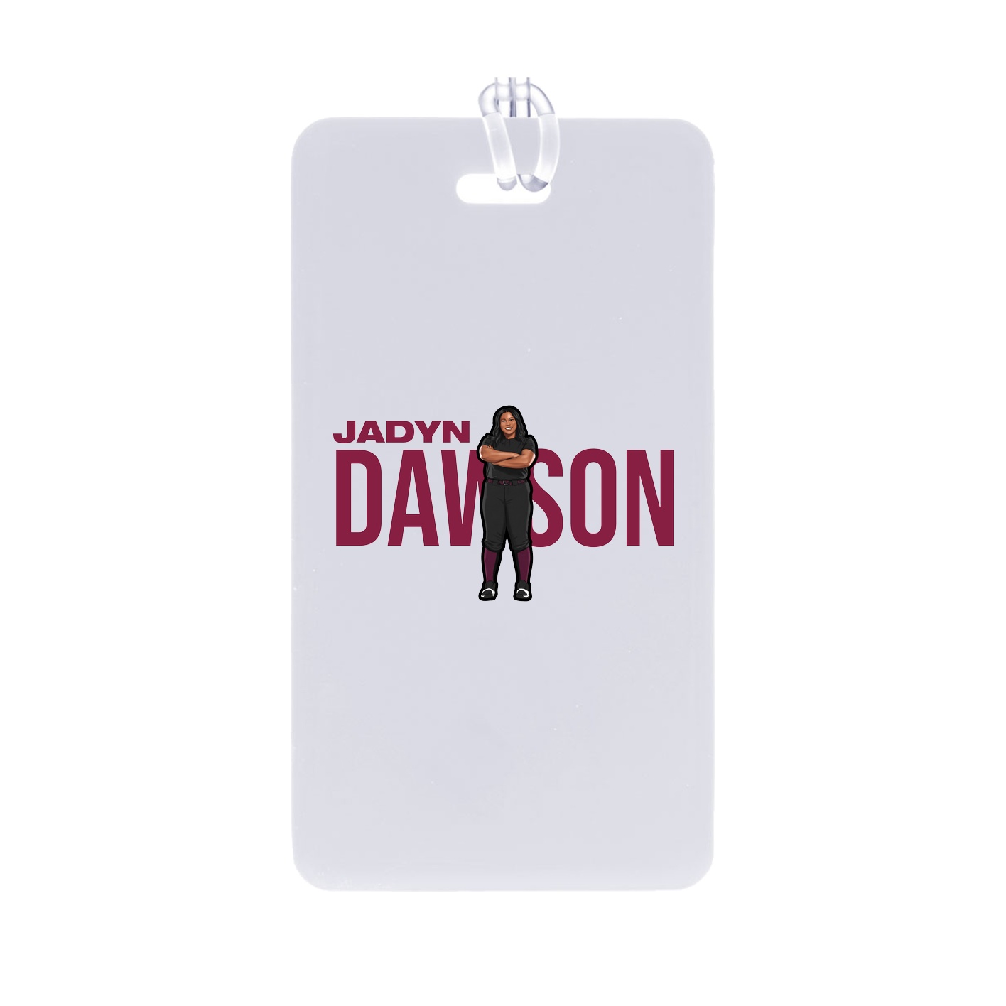 Bag Tag — Player Name in Classic