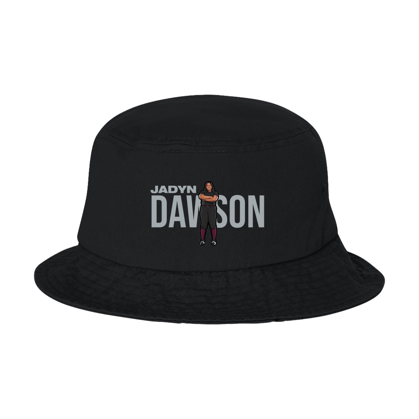 Bucket Cap — Player Name in Black