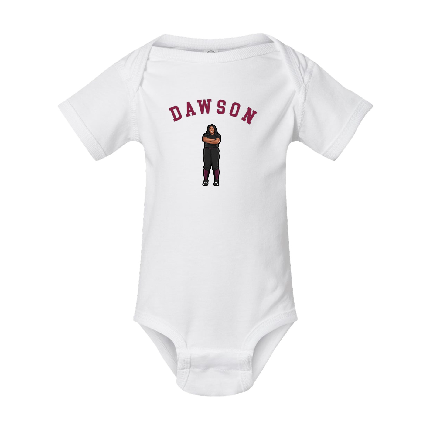Baby Onesie — Shirsey Arch in White