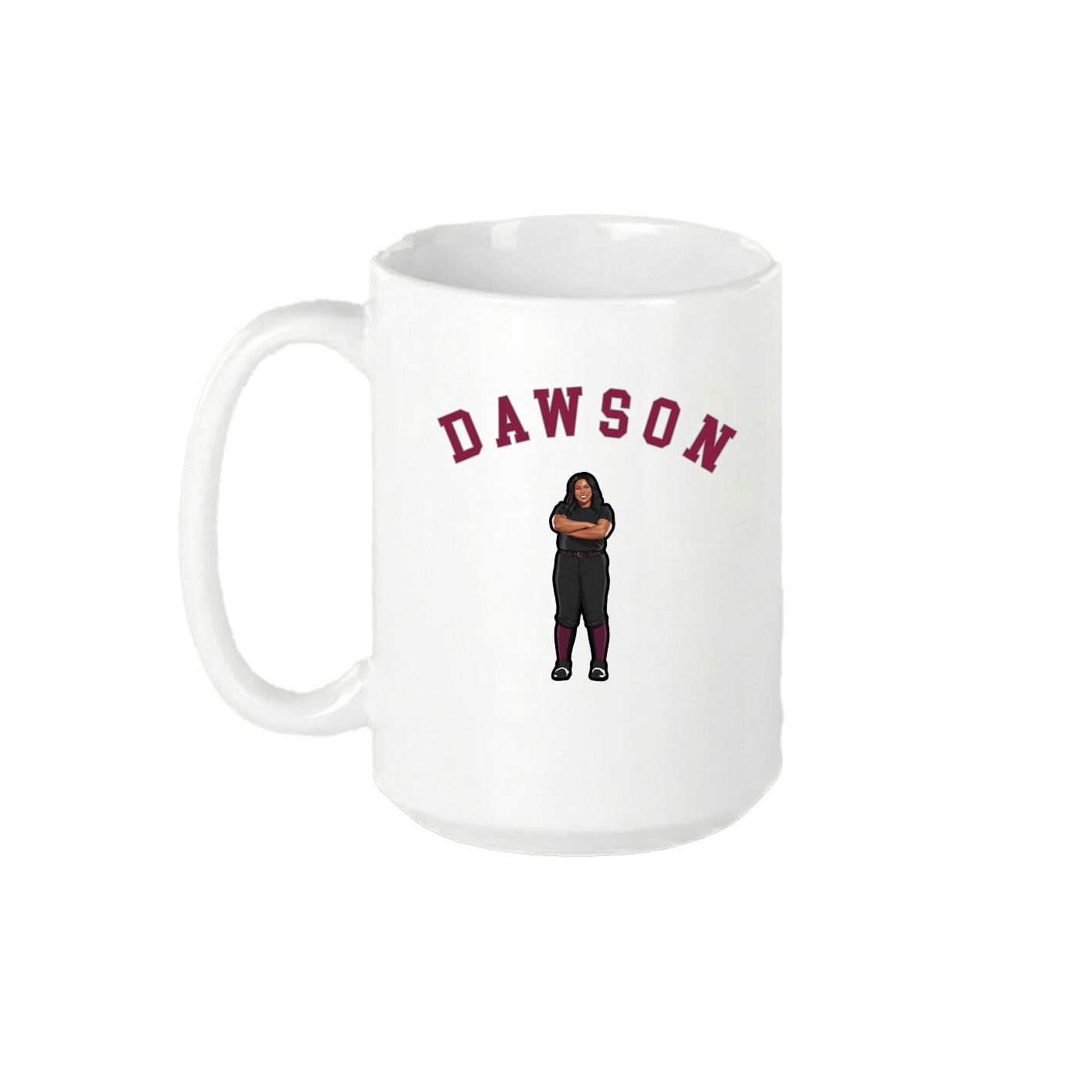 15oz Coffee Mug — Shirsey Arch in White