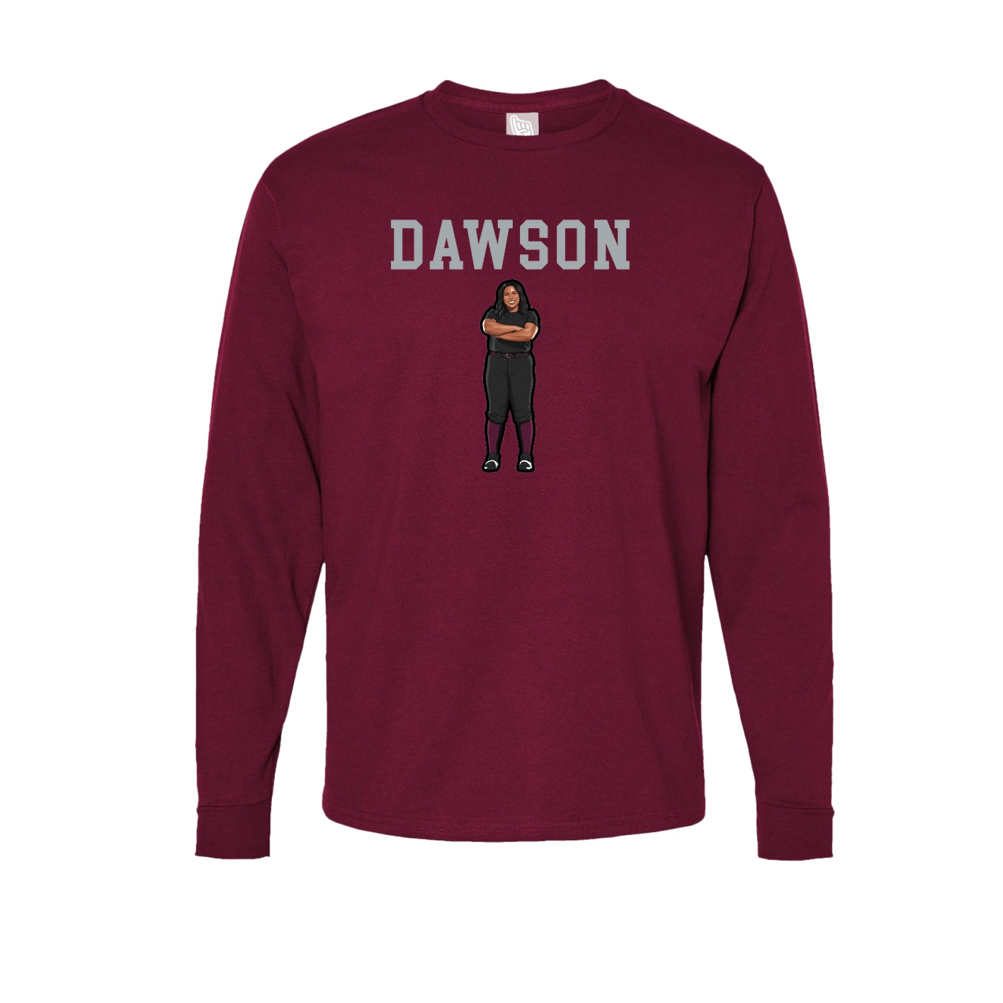 Long Sleeve Tee — Shirsey in Cardinal