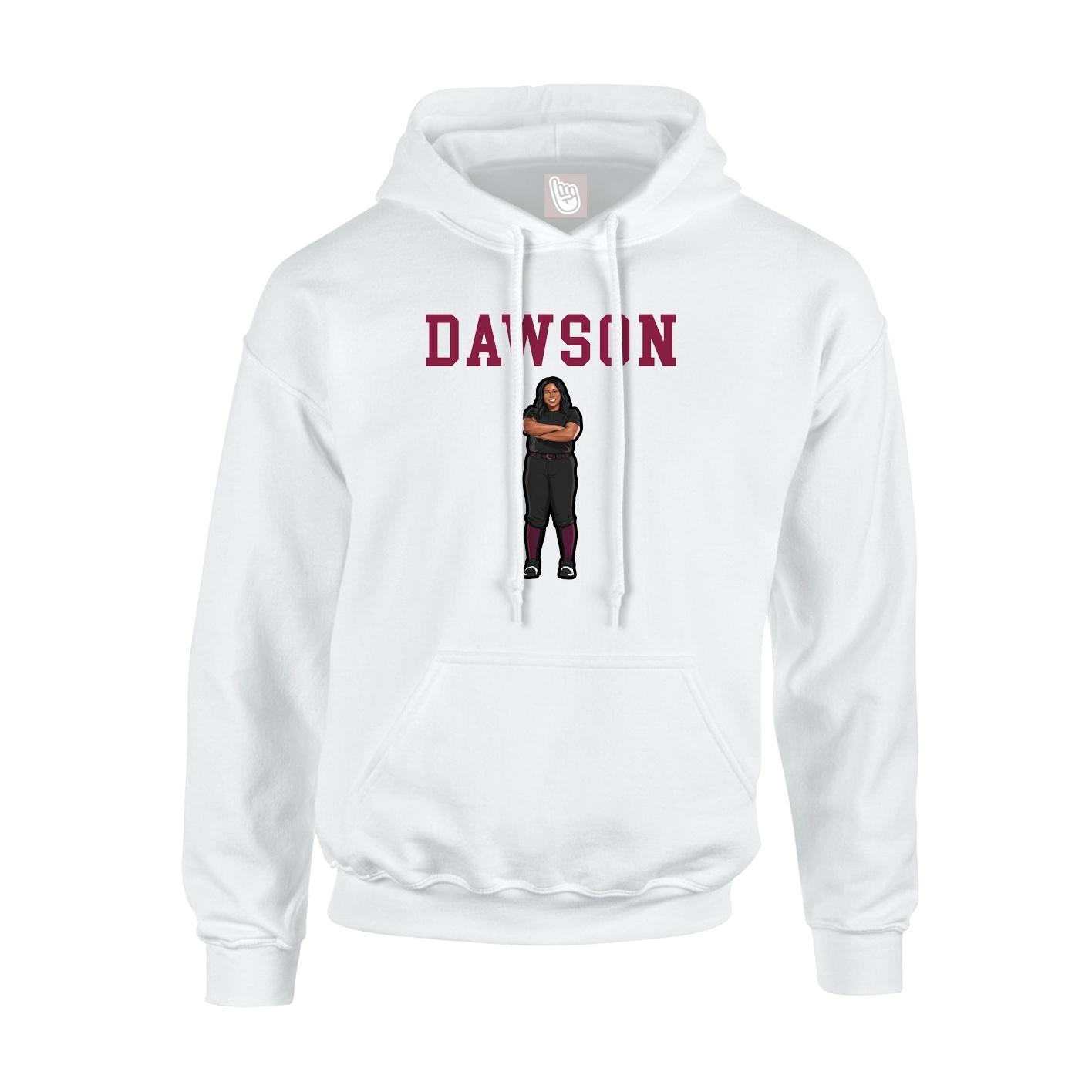 Youth Hoodie — Shirsey in White