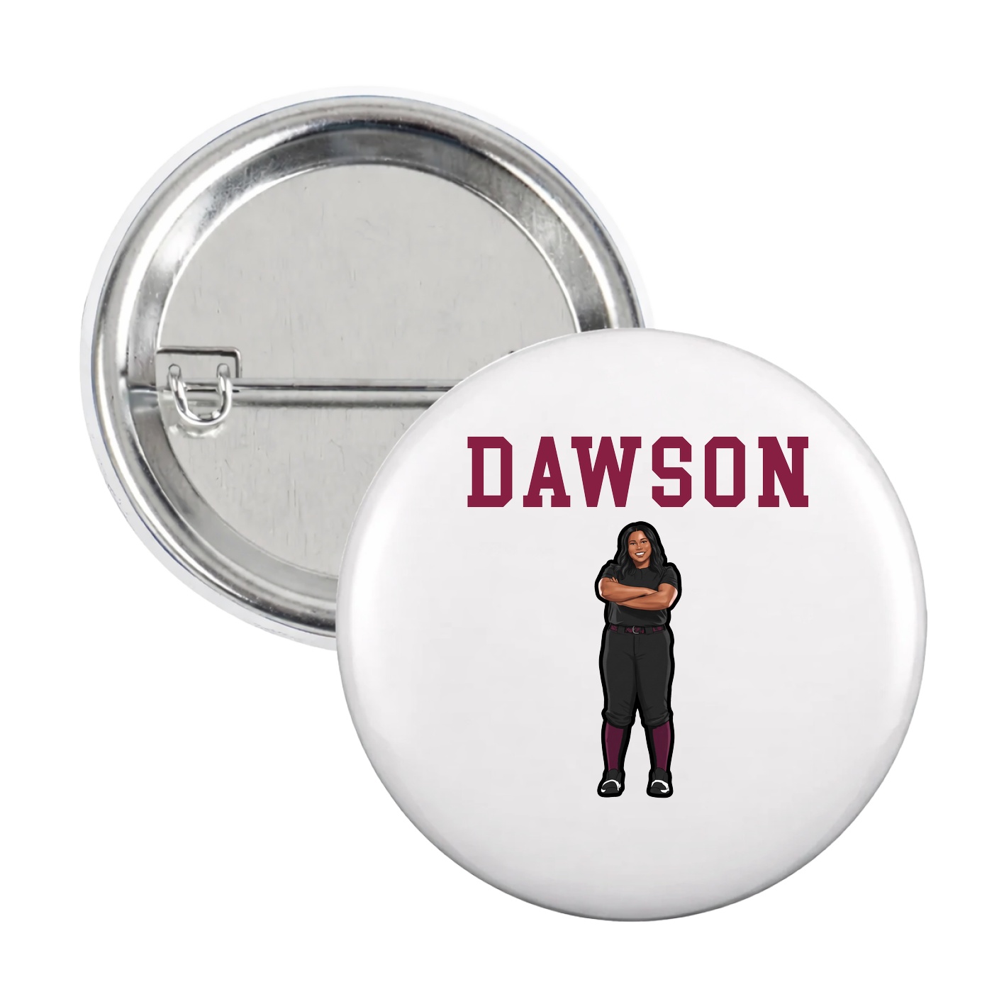 Game Day Button — Shirsey in White