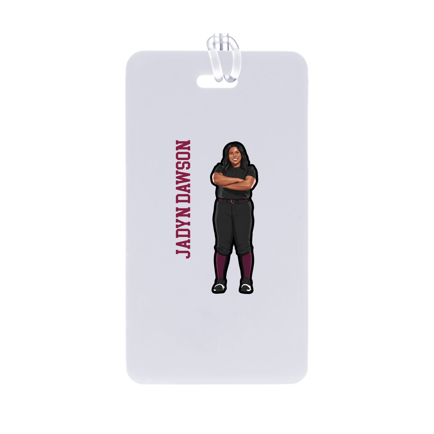Bag Tag — Name Vertical in Classic