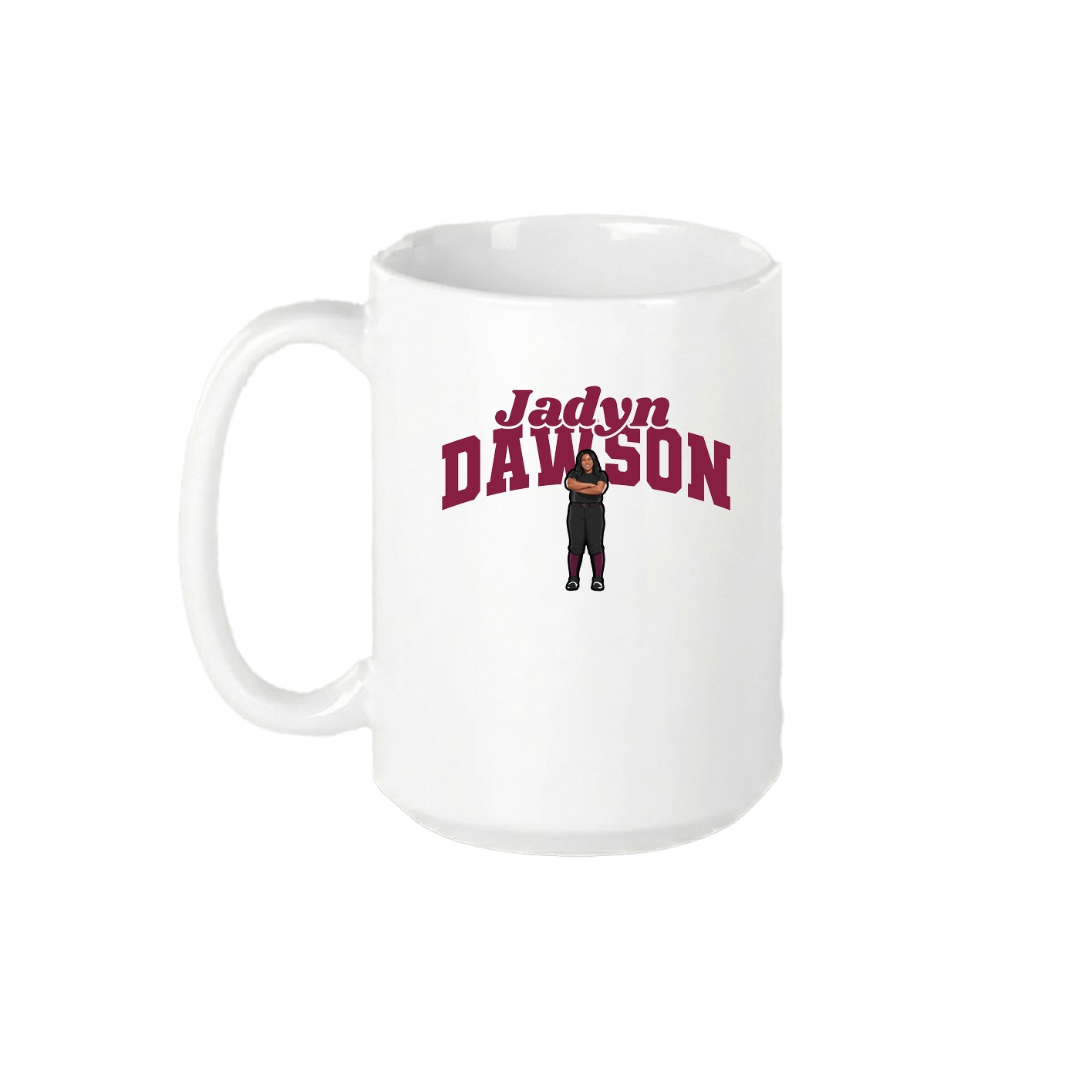 15oz Coffee Mug — Signature Arch in White