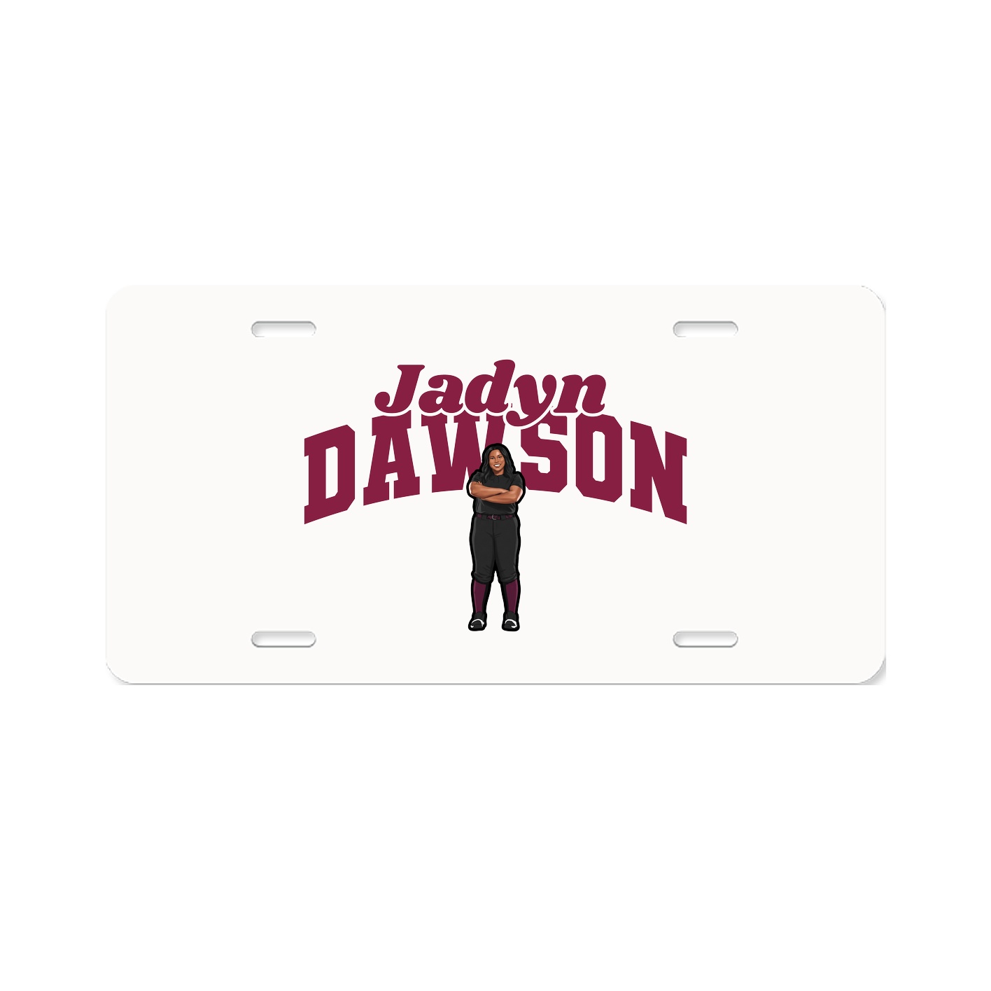 License Plate — Signature Arch in Classic