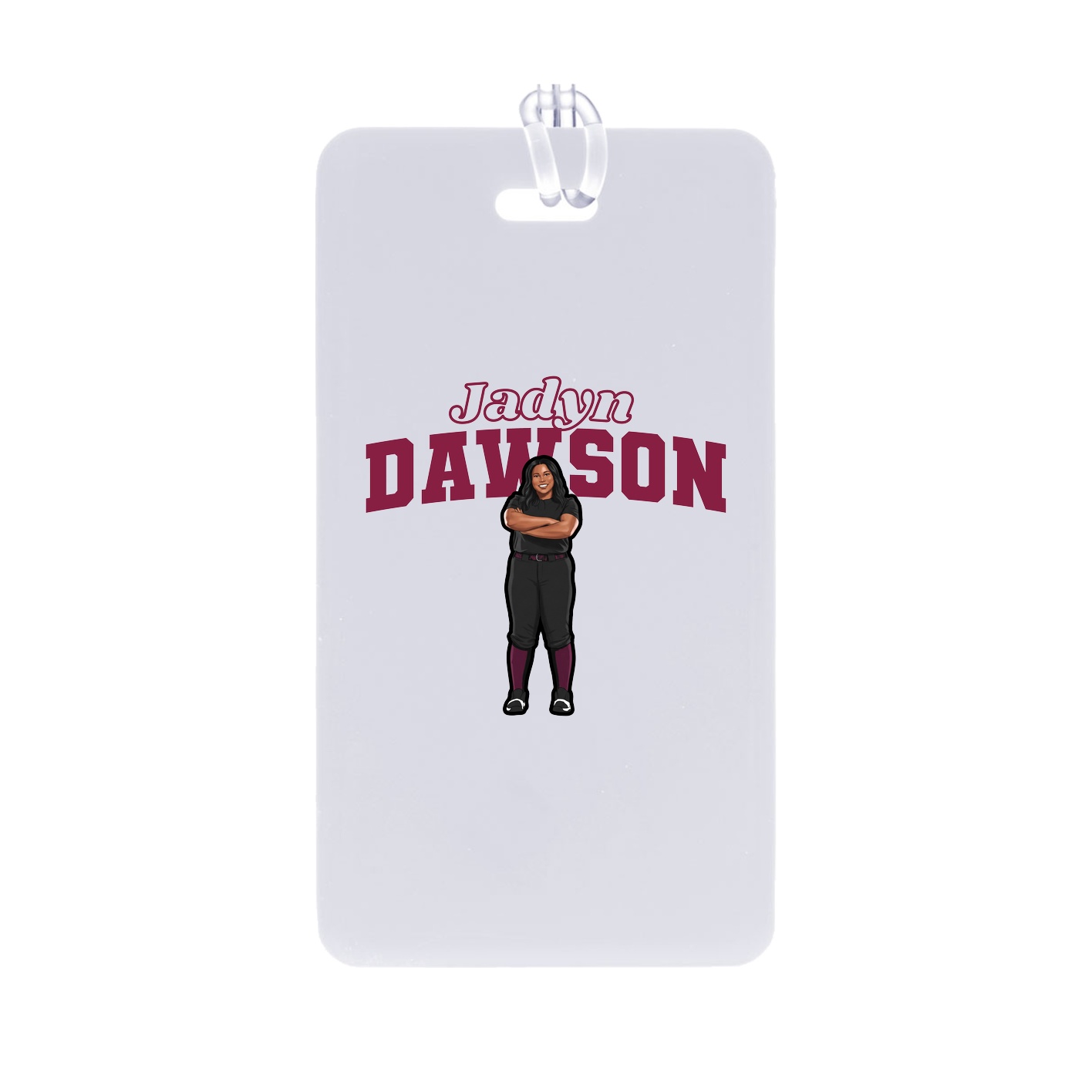 Bag Tag — Name Arch in Classic