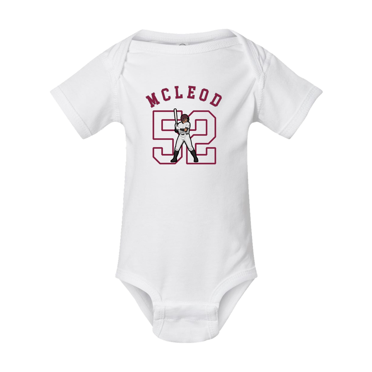 Baby Onesie — Shirsey Arch in White