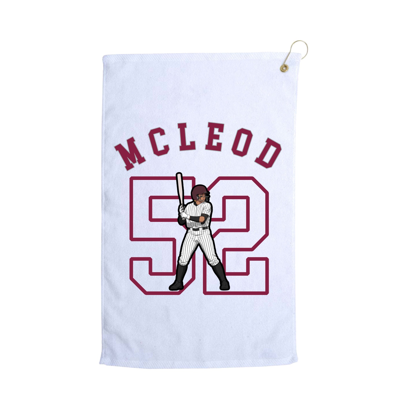 Golf Towel — Shirsey Arch in White