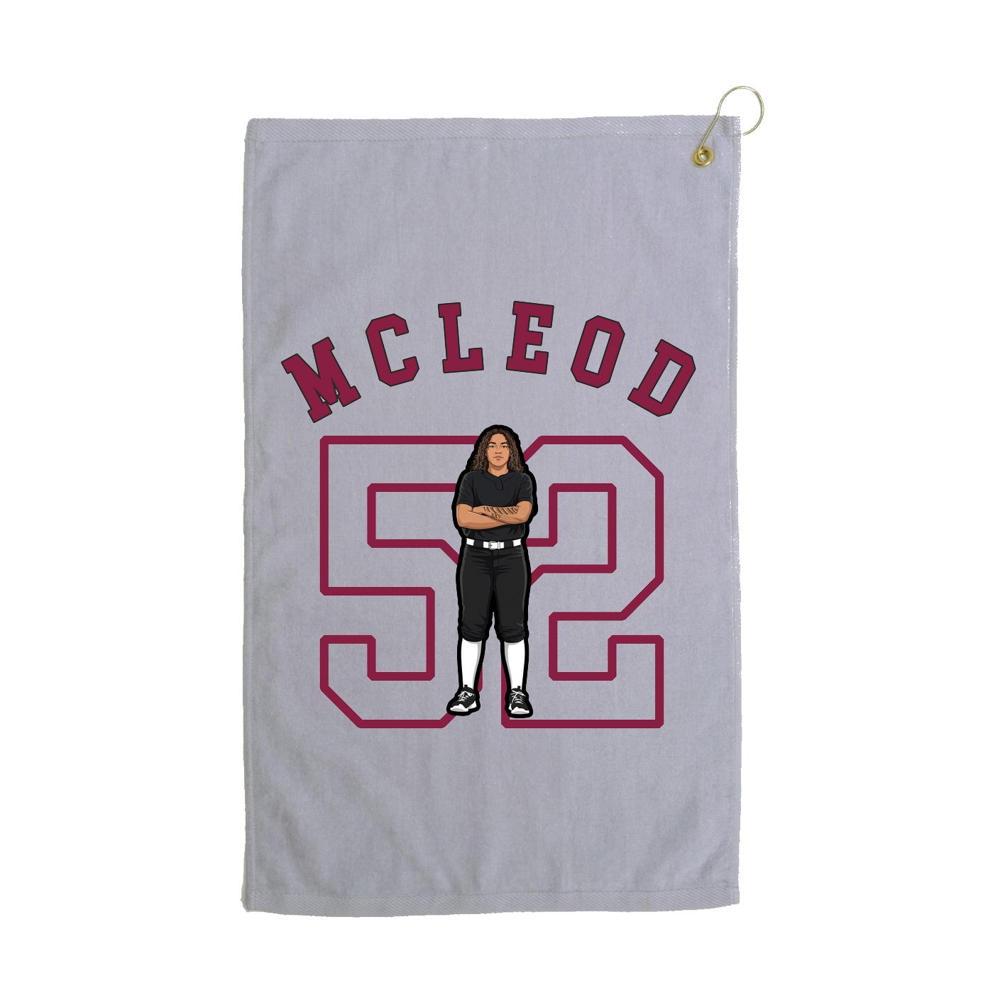 Golf Towel — Shirsey Arch in Grey