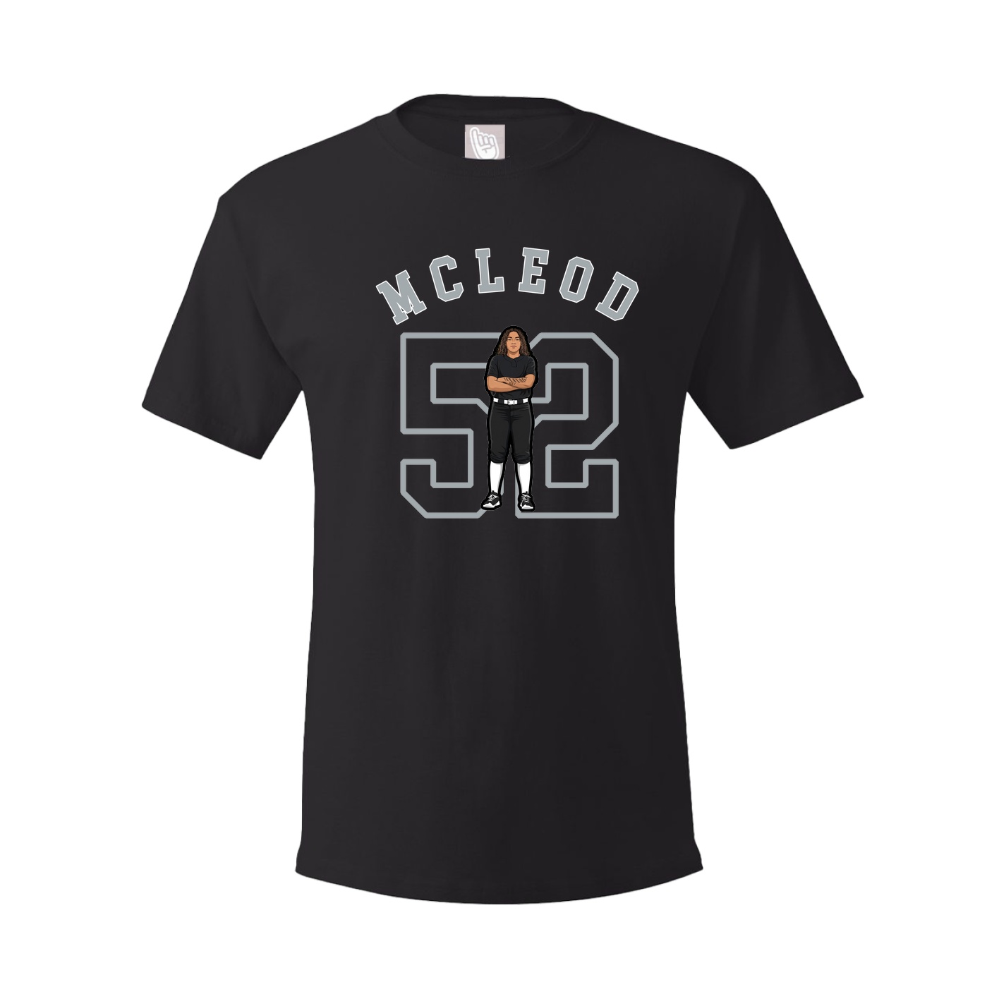 Youth Tee — Shirsey Arch in Black