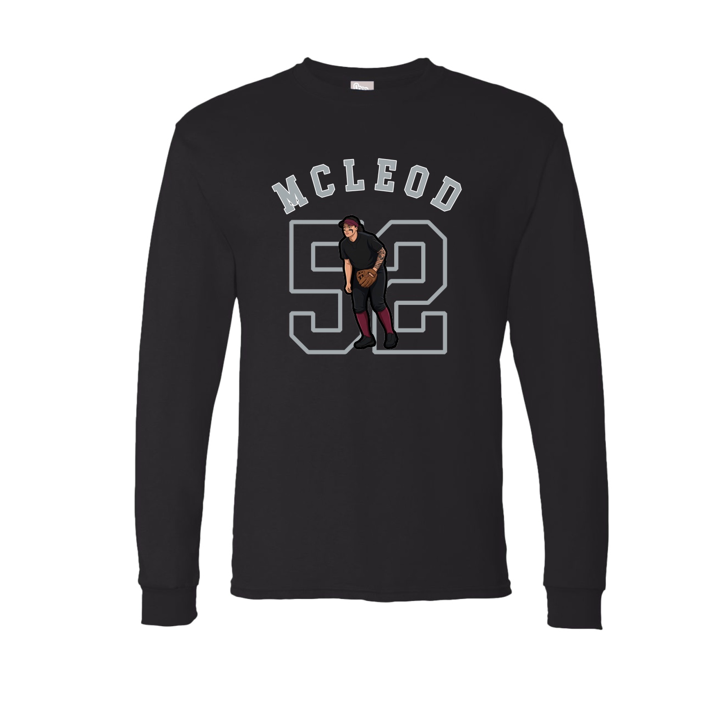 Long Sleeve Tee — Shirsey Arch in Black