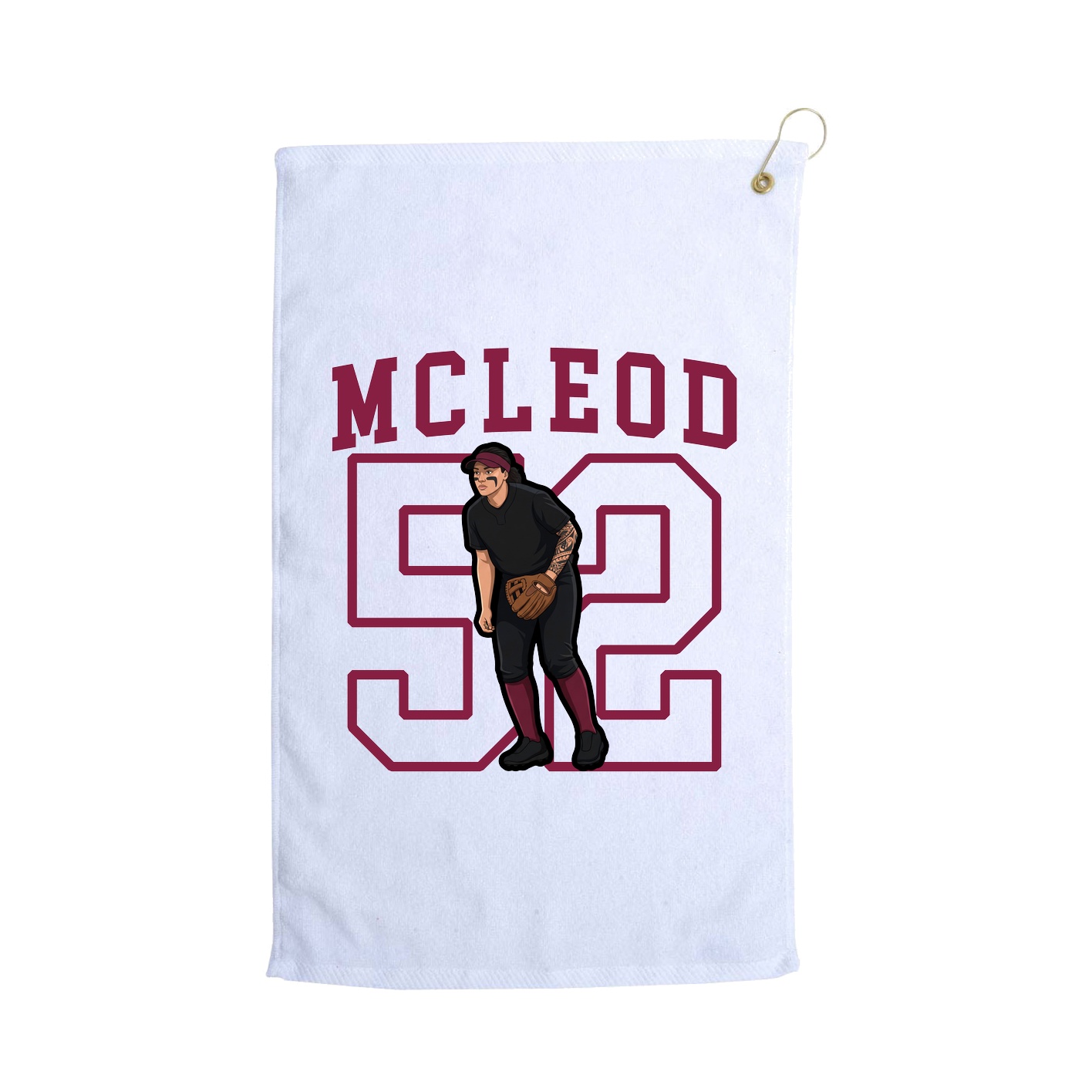 Golf Towel — Shirsey in White