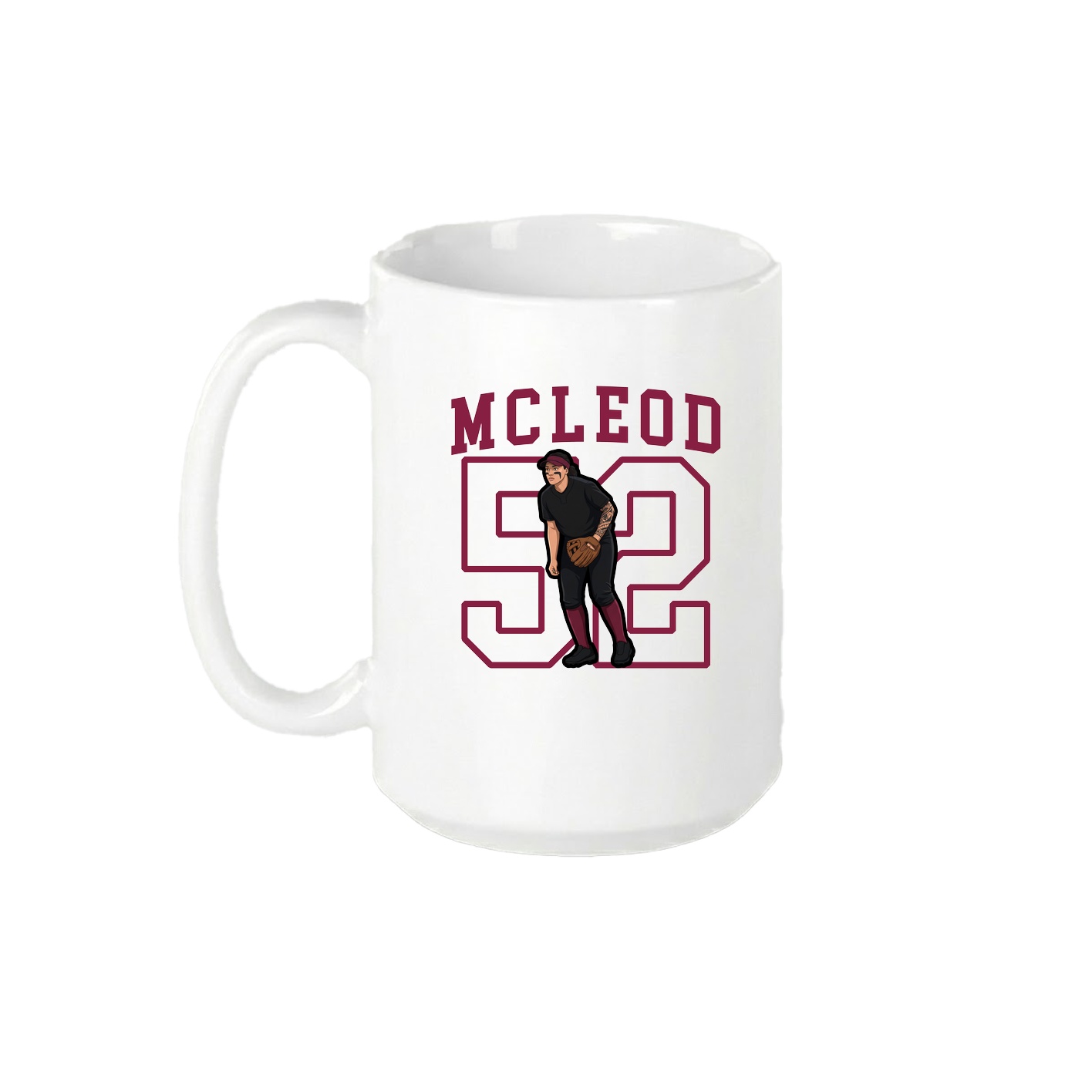15oz Coffee Mug — Shirsey in White