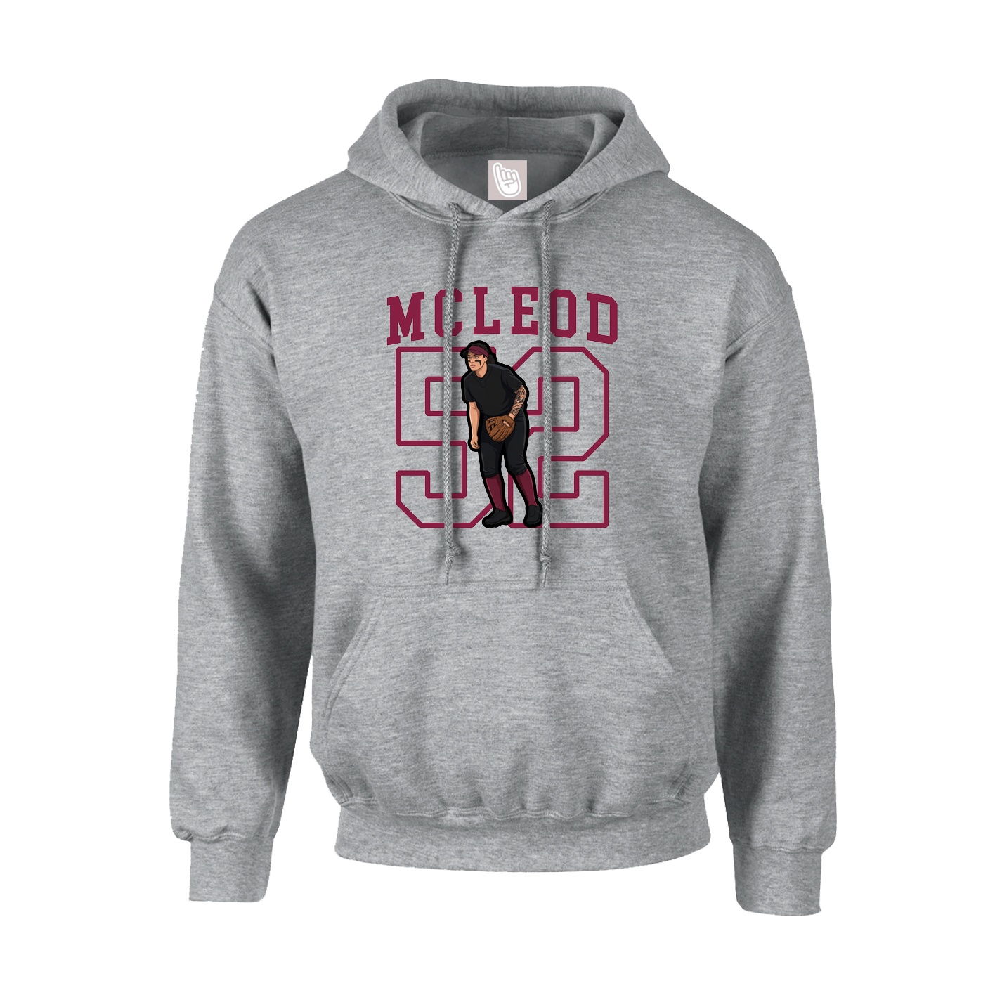Hoodie — Shirsey in Grey