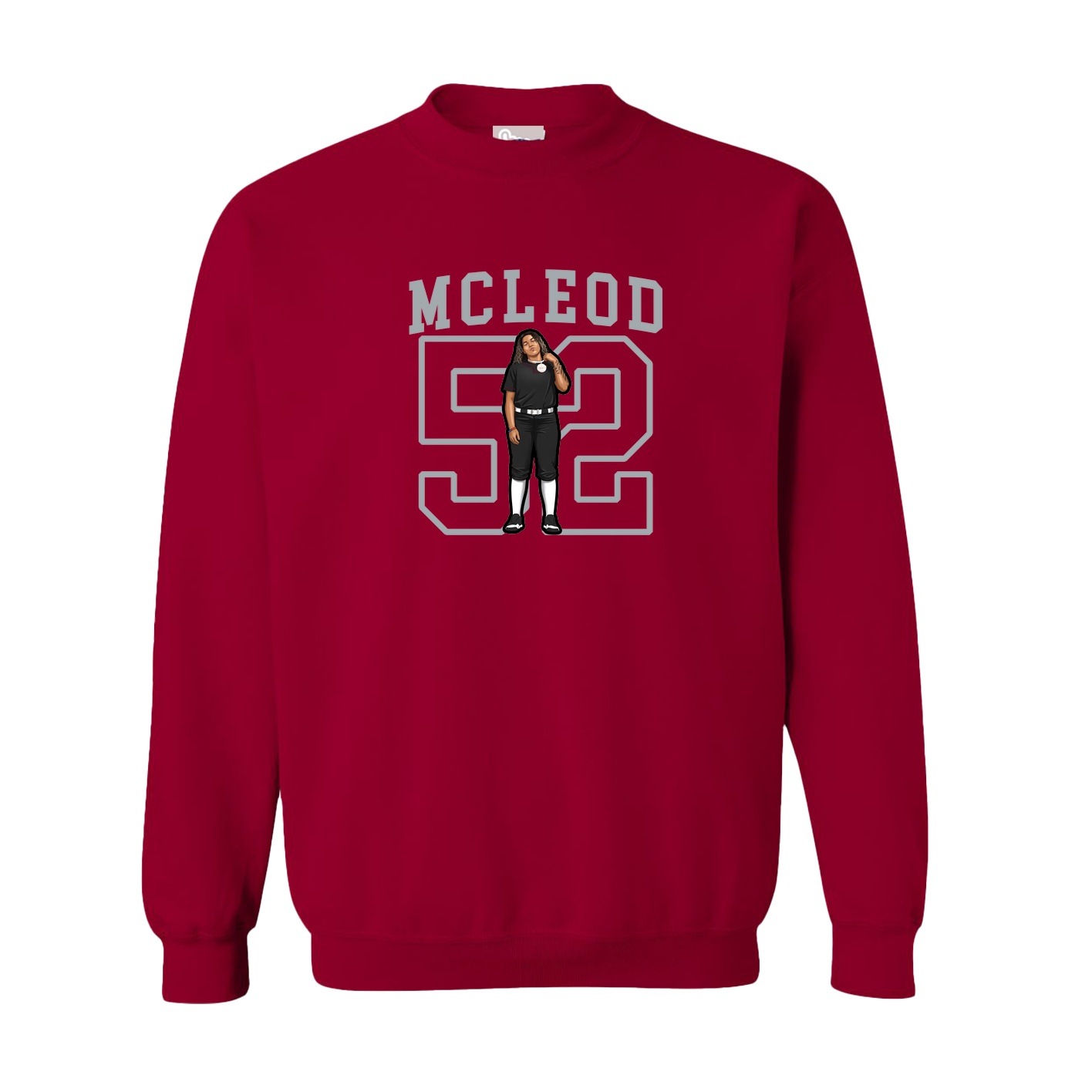 Fleece Crew — Shirsey in Cardinal