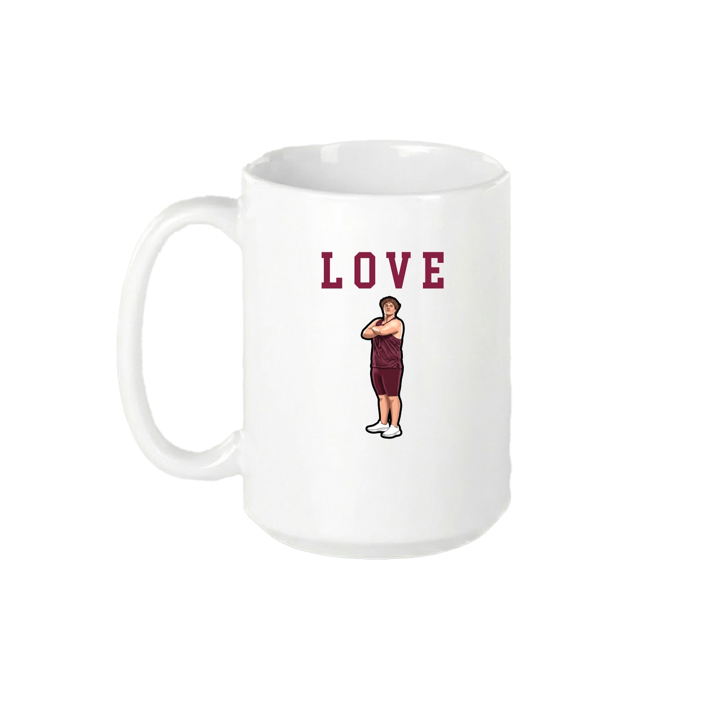 15oz Coffee Mug — Shirsey in White