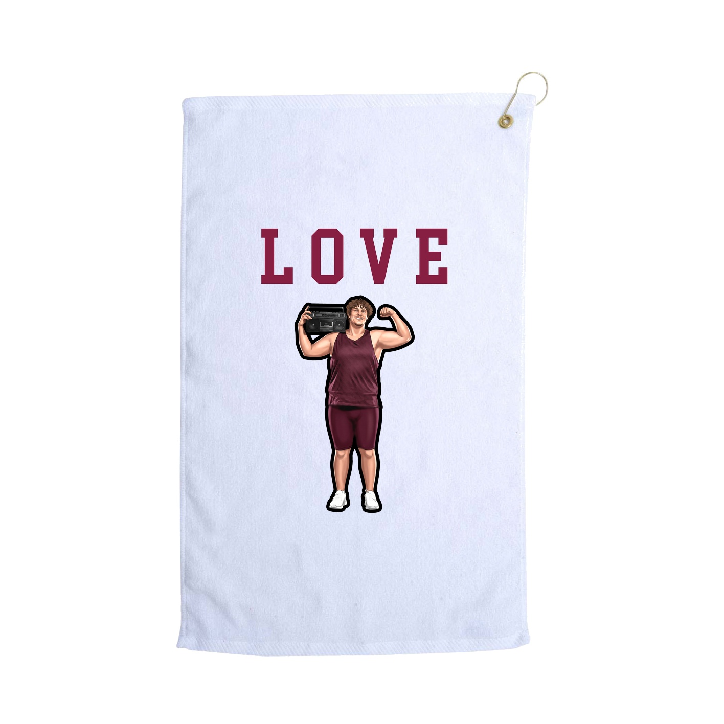 Golf Towel — Shirsey in White