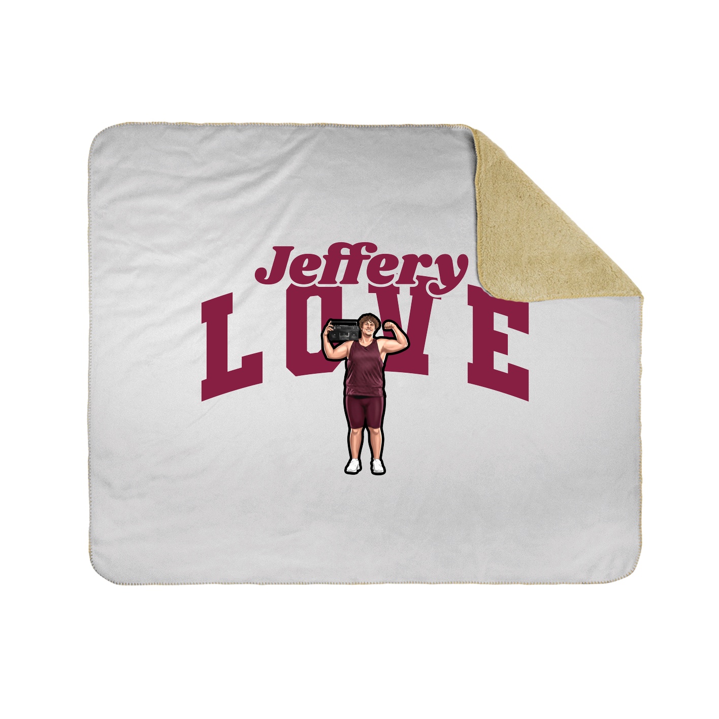 Throw Blanket — Signature Arch in White