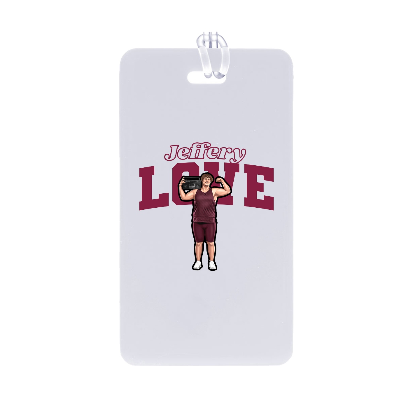Bag Tag — Name Arch in Classic
