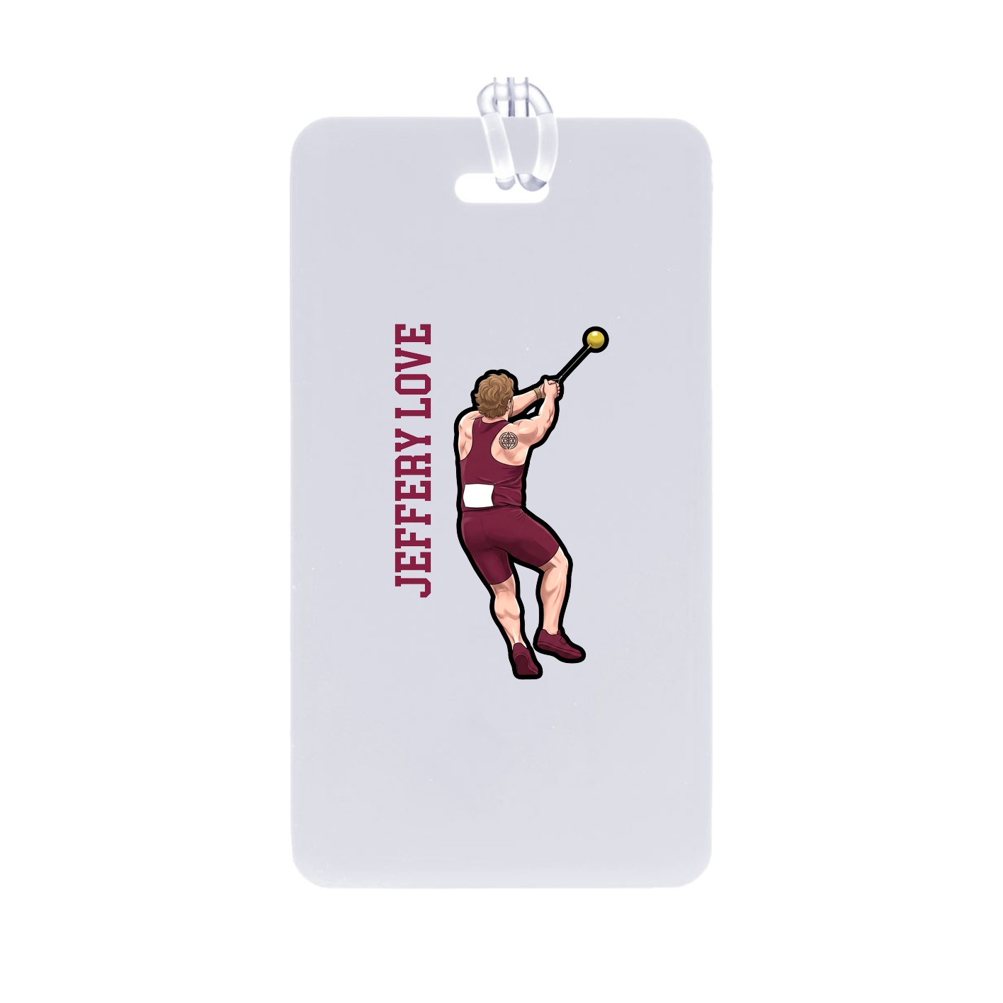 Bag Tag — Name Vertical in Classic