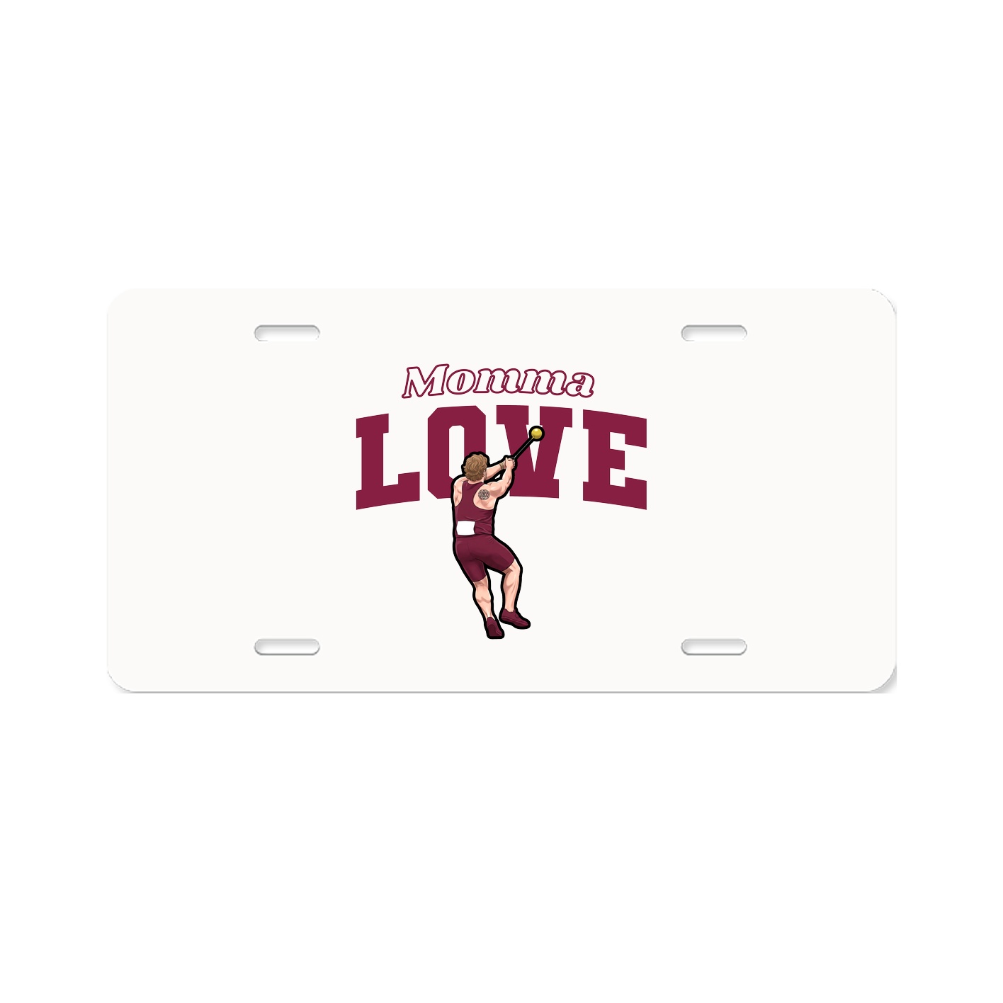 License Plate — Mothers Day Block in Classic