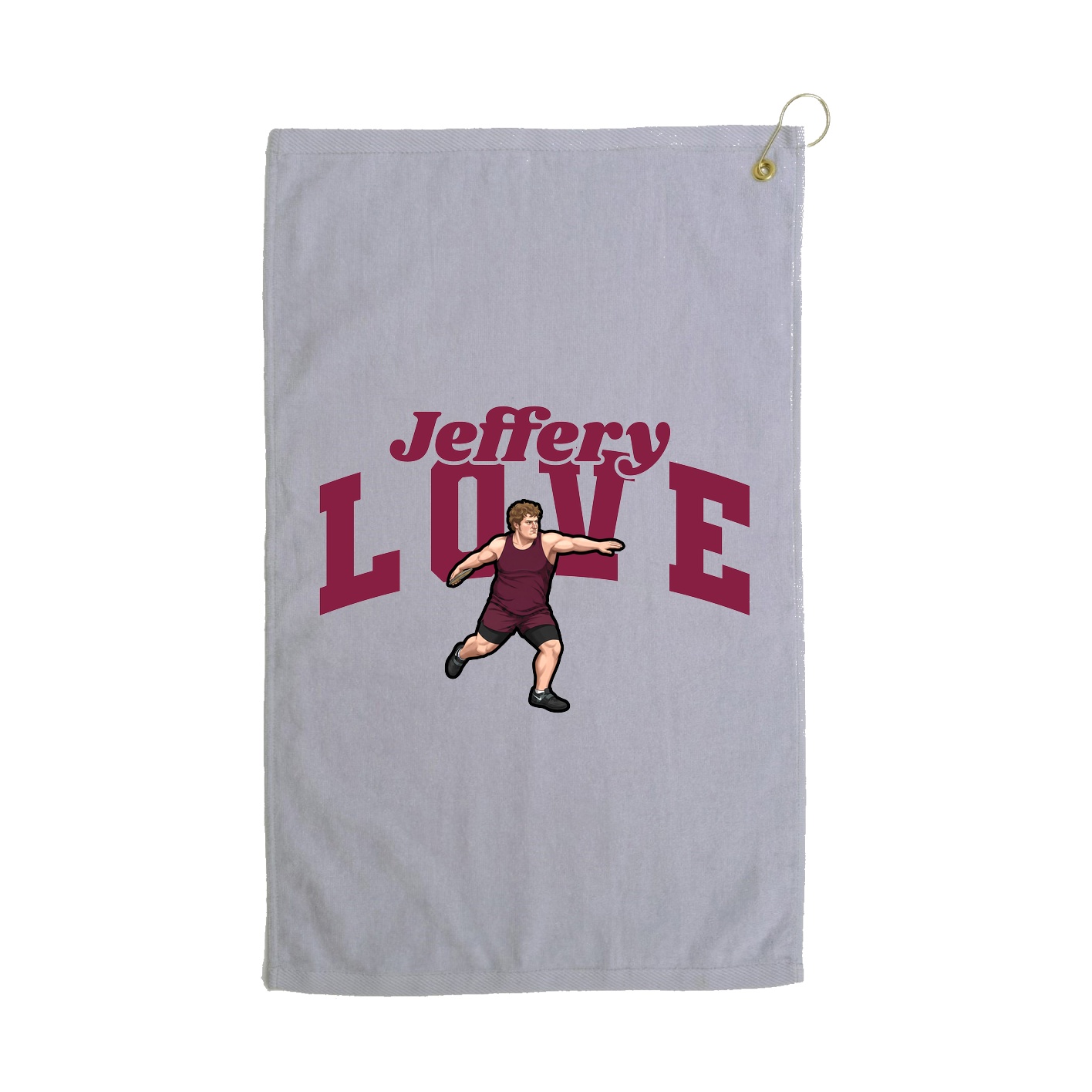 Golf Towel — Signature Arch in Grey