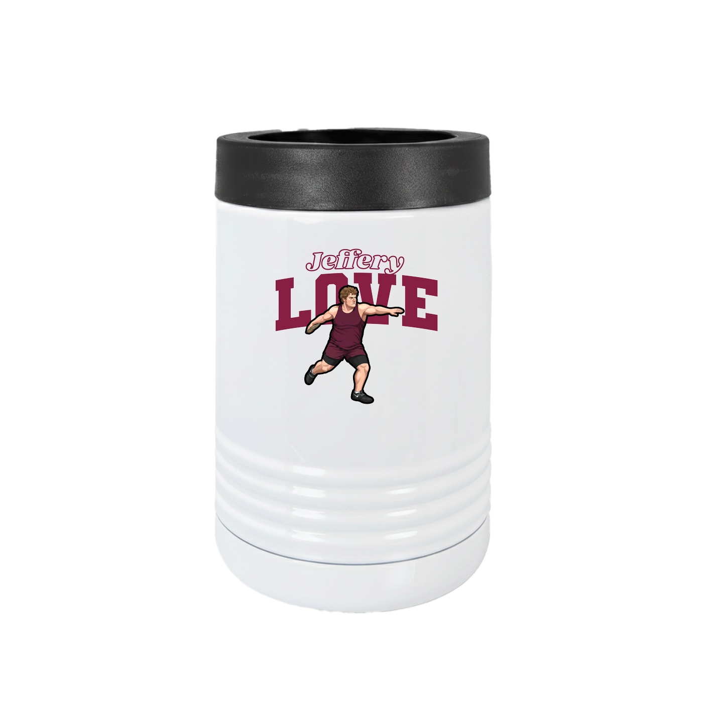 Beverage Holder — Name Arch in White