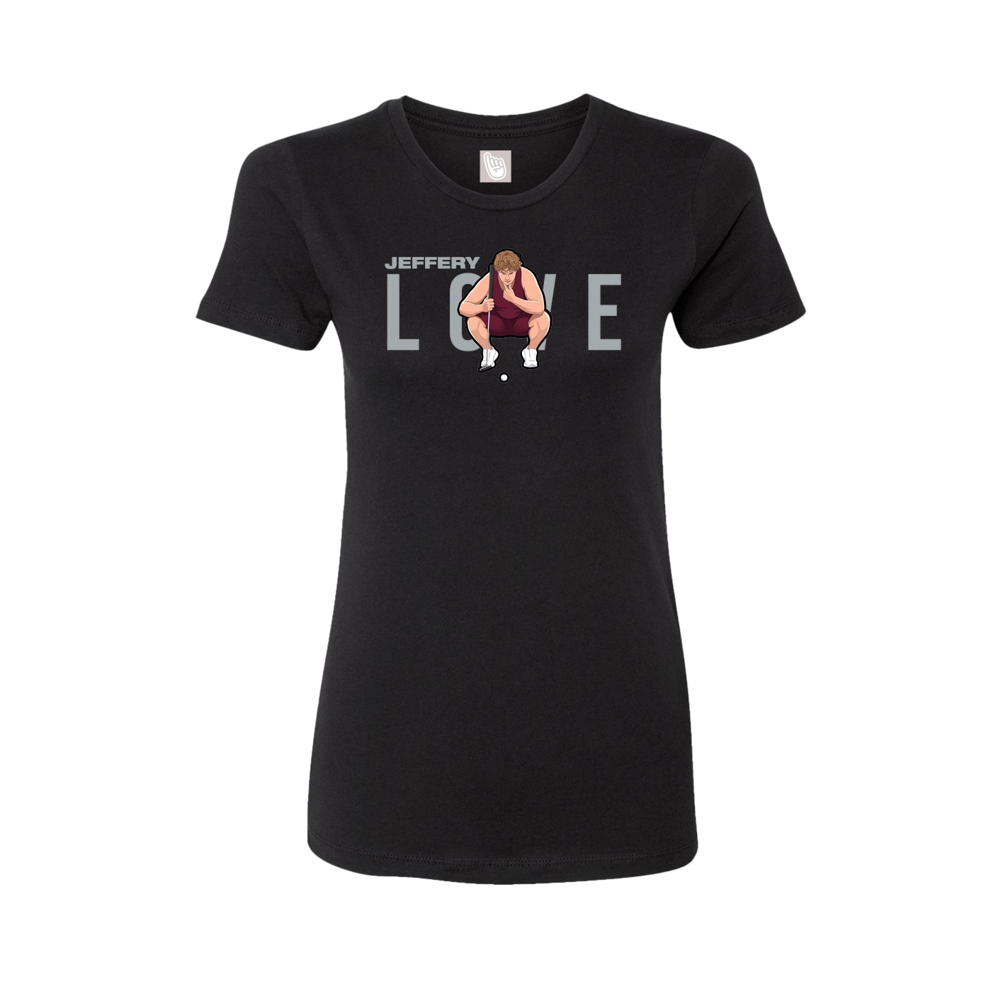 Womens Tee — Player Name in Black