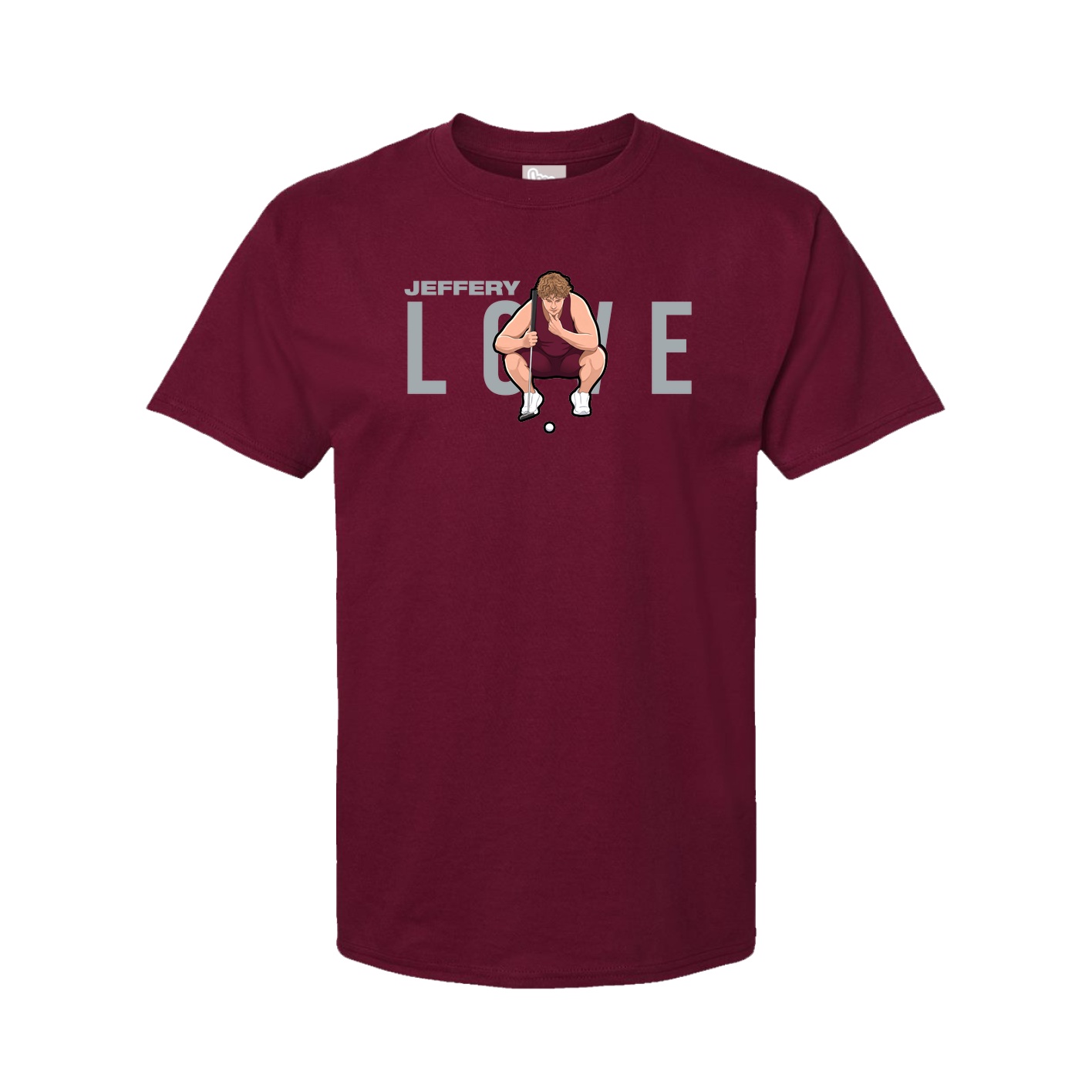Youth Tee — Player Name in Cardinal