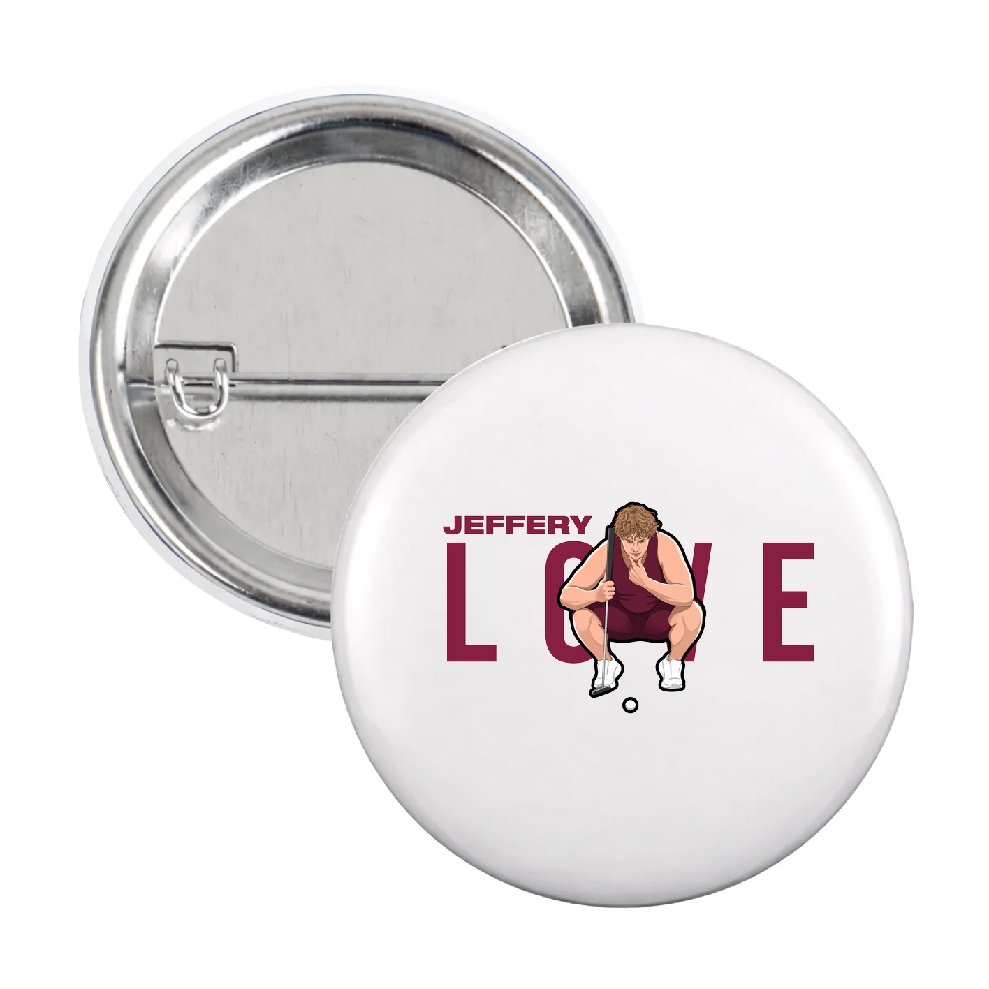 Game Day Button — Player Name in White