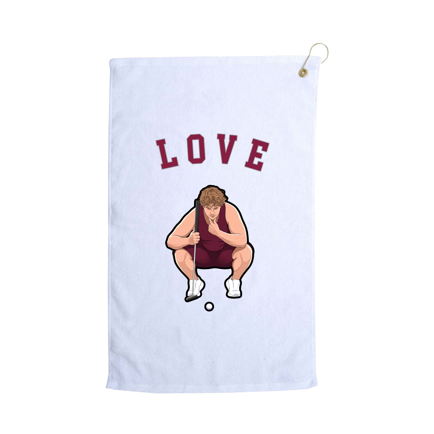 Golf Towel — Shirsey Arch in White