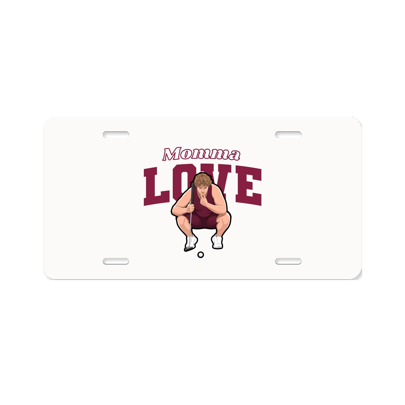 License Plate — Mothers Day Block in Classic