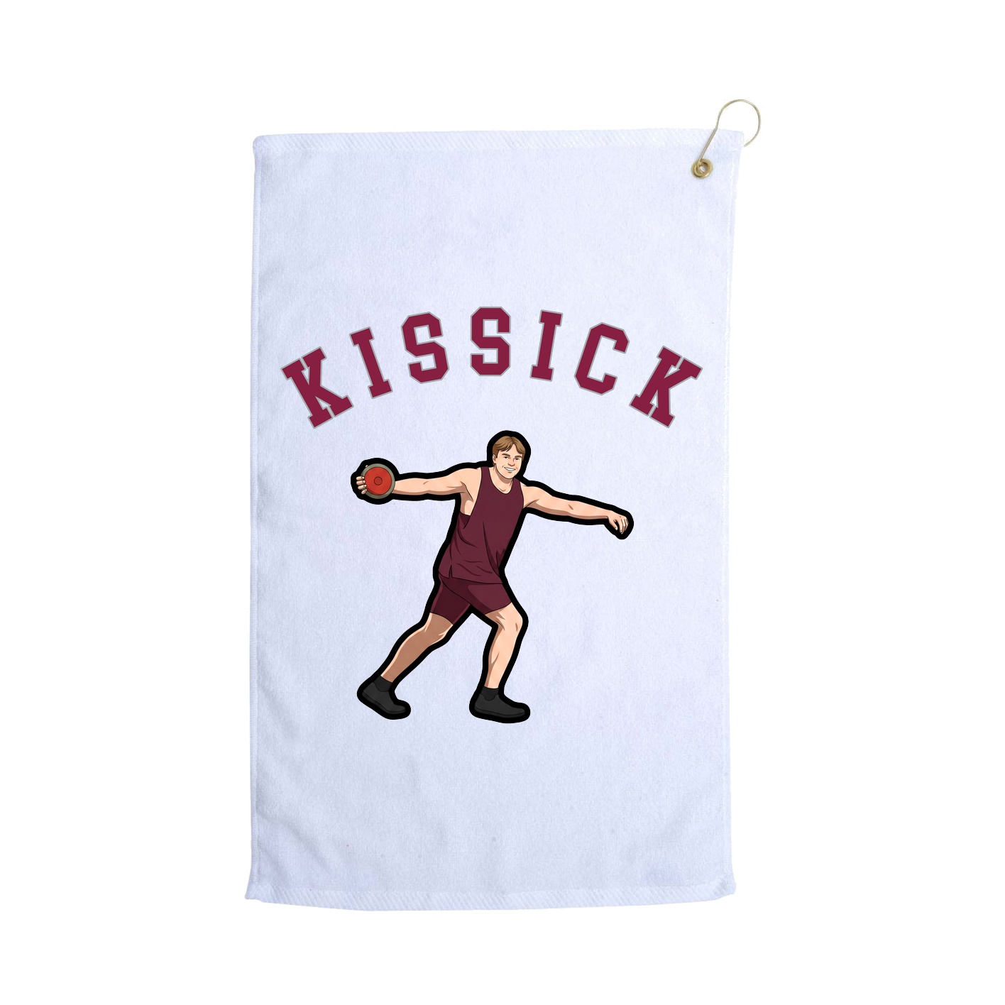 Golf Towel — Shirsey Arch in White