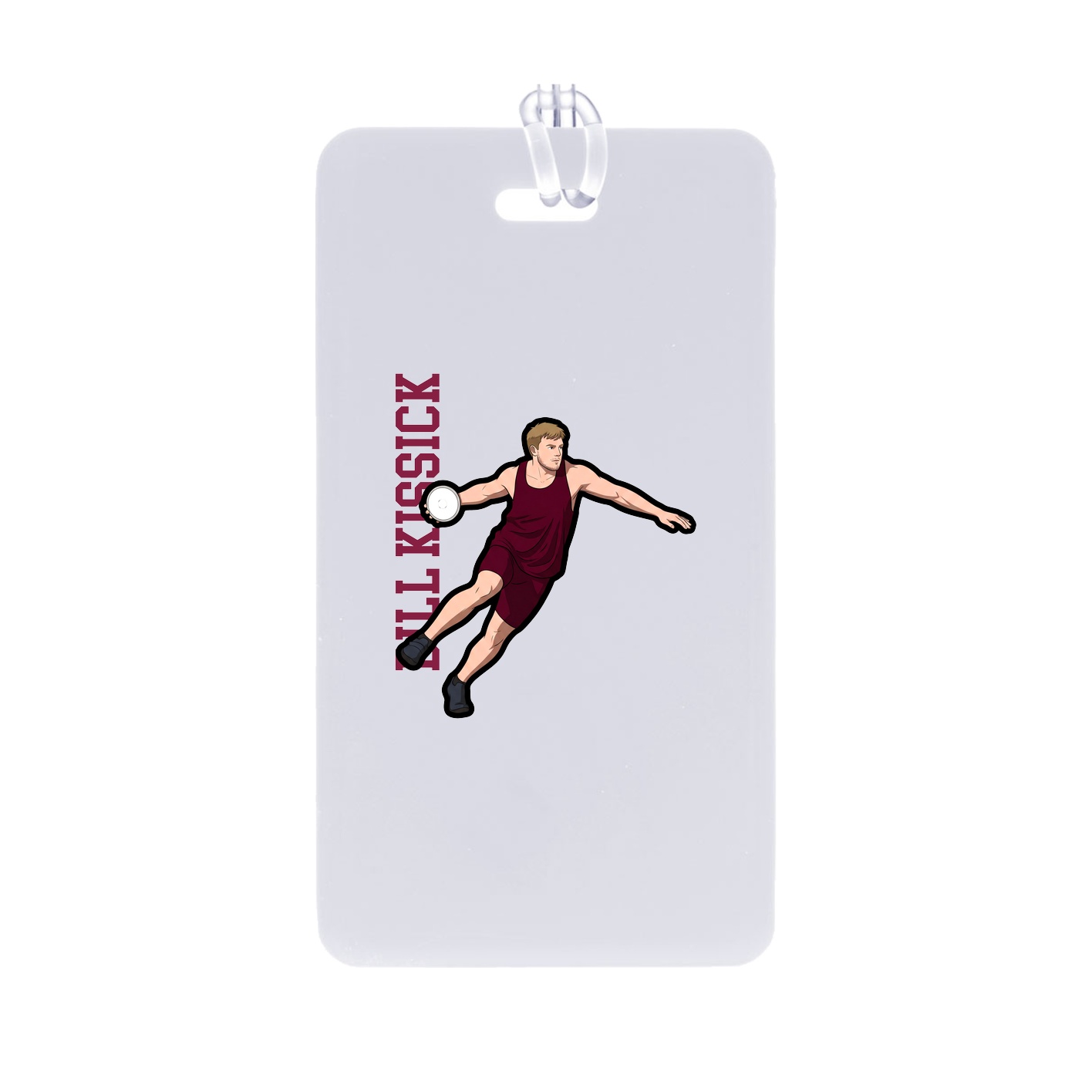 Bag Tag — Name Vertical in Classic