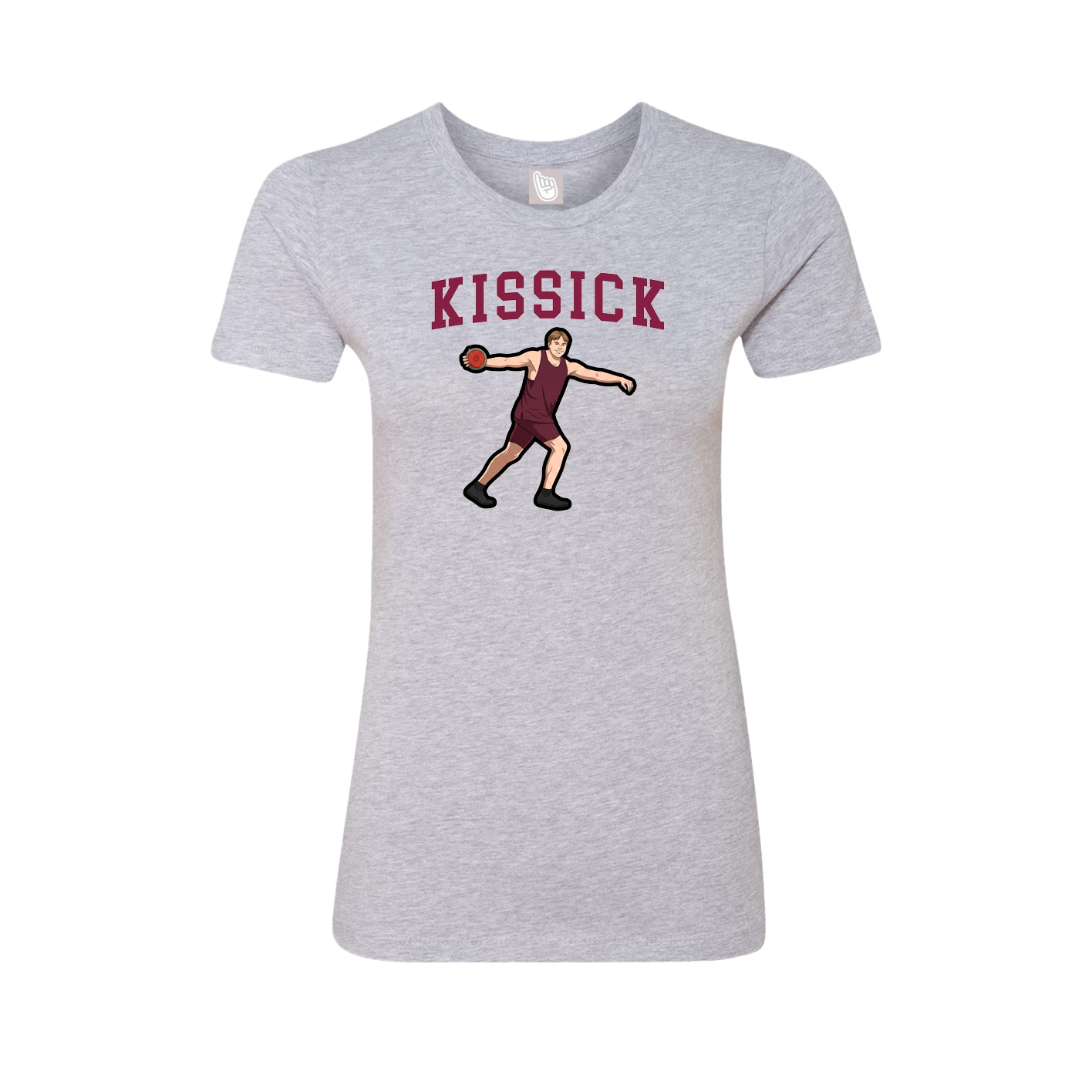 Fitted Women's Tee — Shirsey in Grey