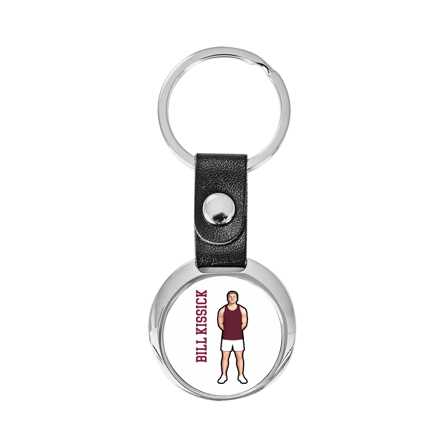 Key Chain — Name Vertical in Classic