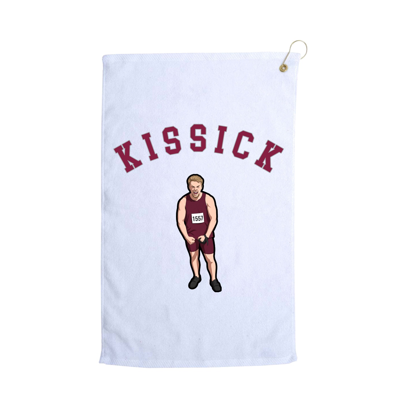 Golf Towel — Shirsey Arch in White