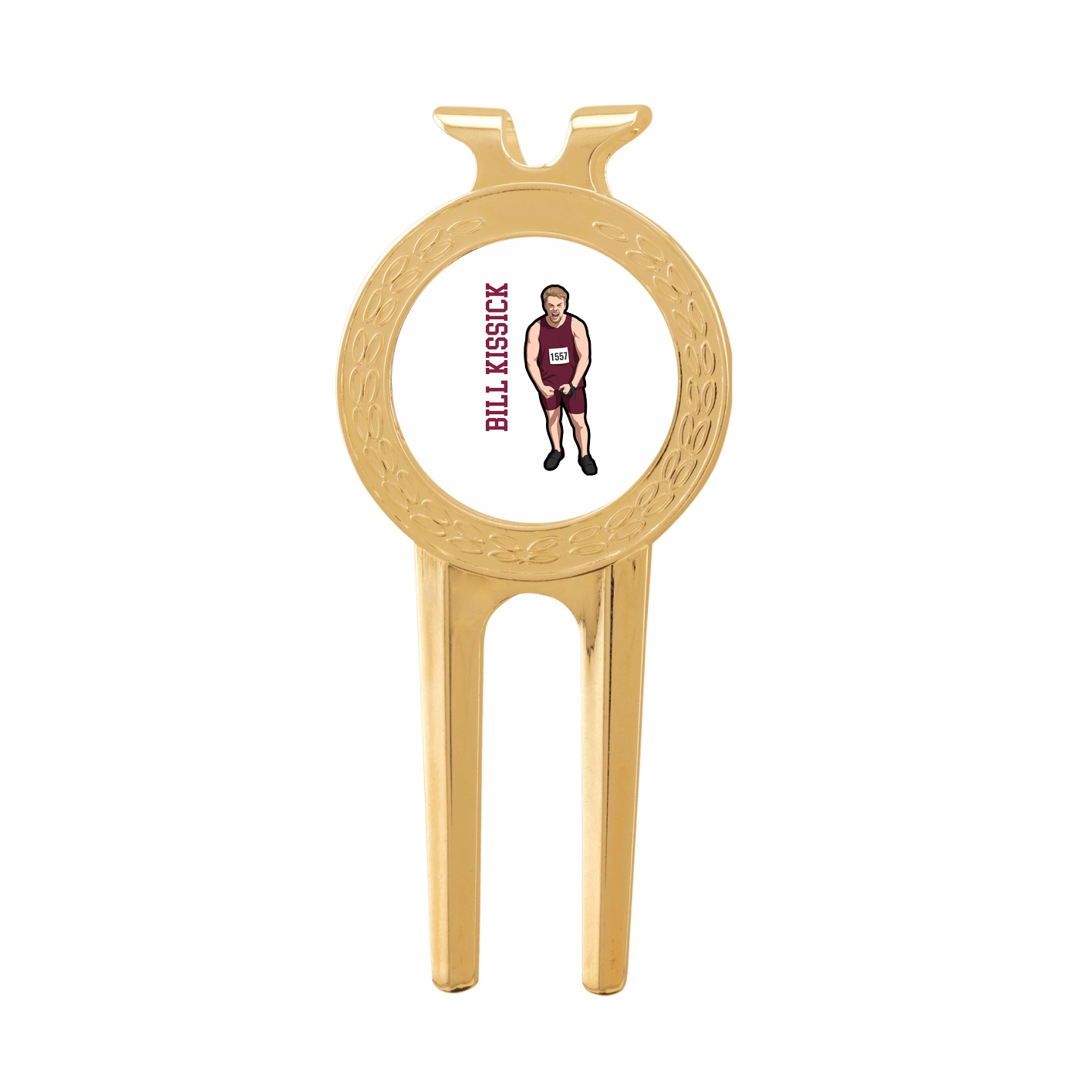 Divot Tool with Ball Marker — Name Vertical in Classic