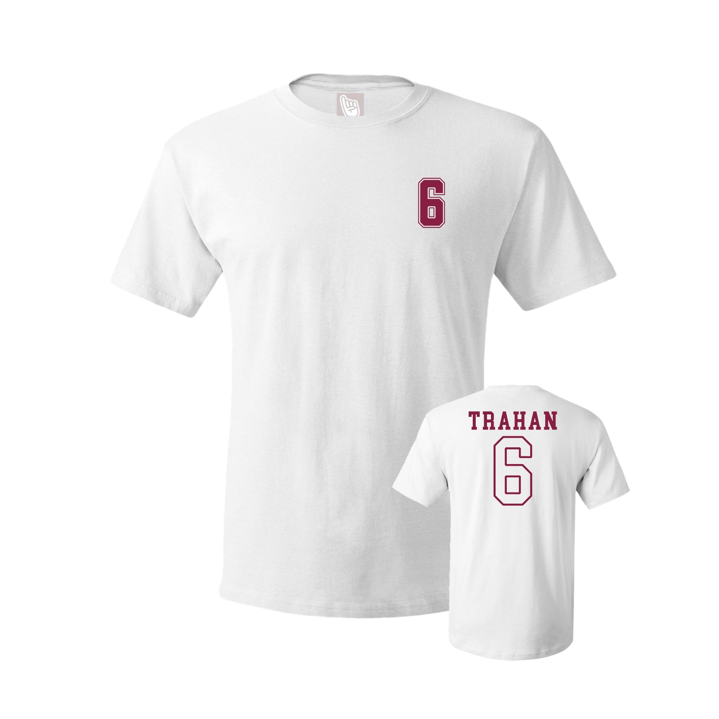 Youth Tee — Chest Back in White