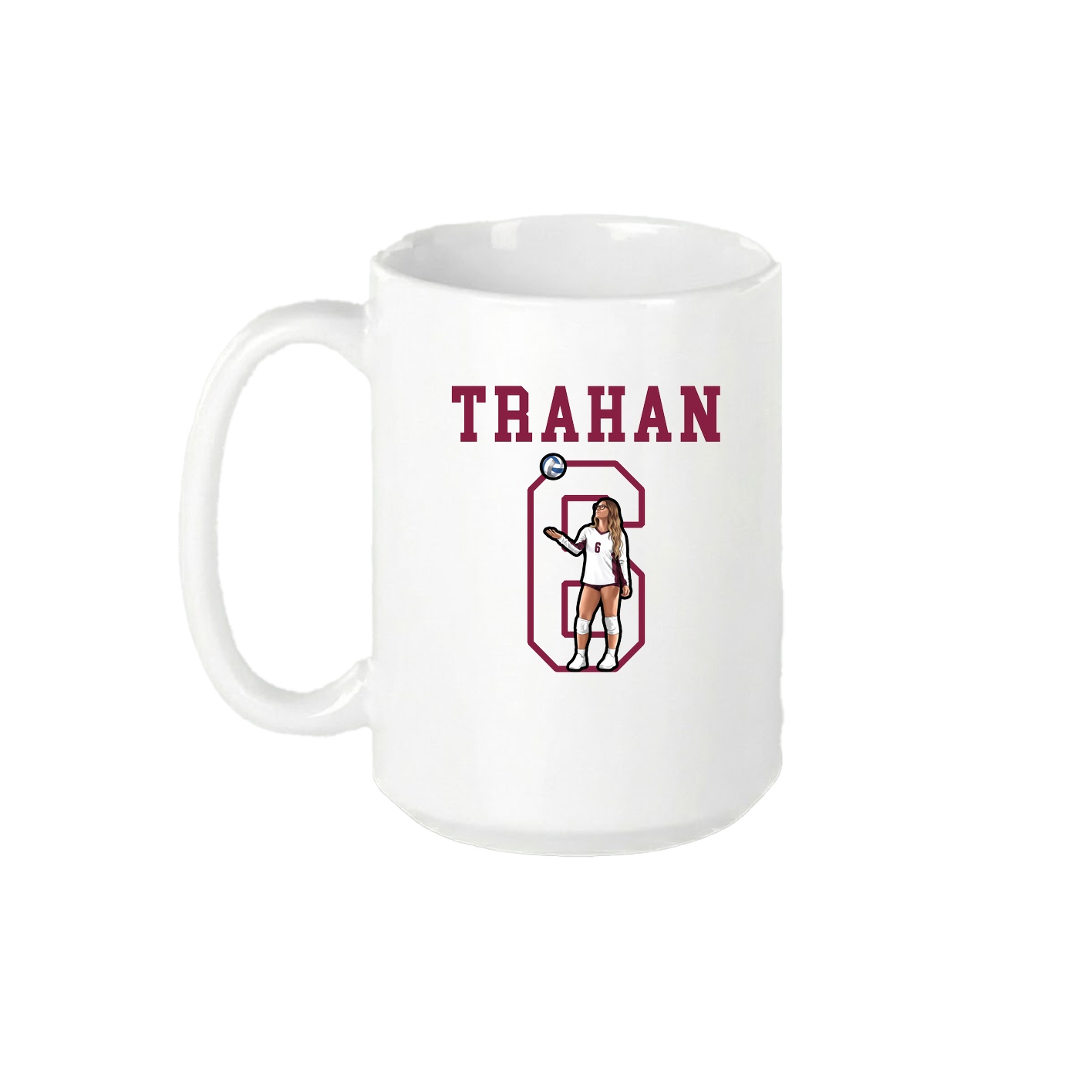 15oz Coffee Mug — Shirsey in White