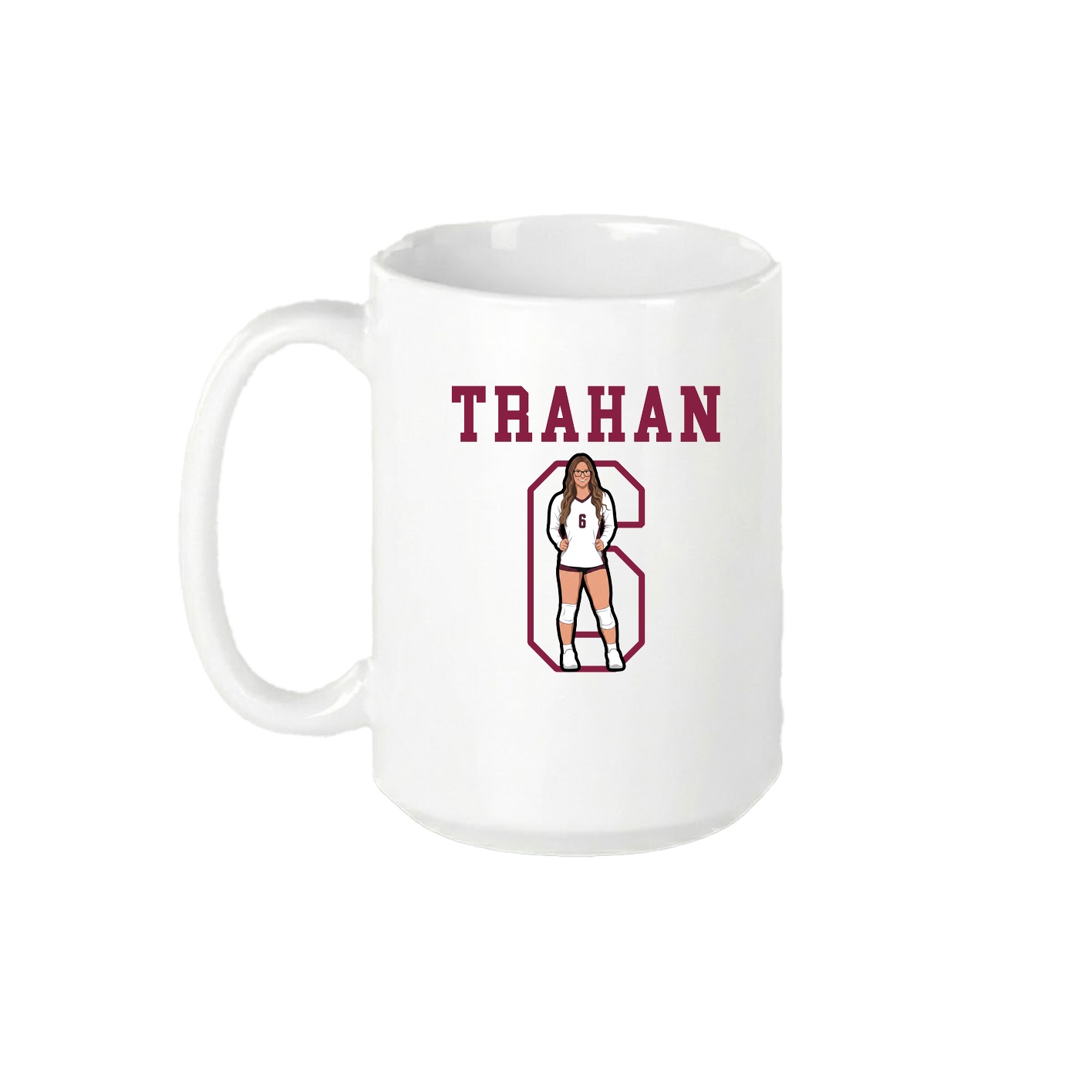 15oz Coffee Mug — Shirsey in White