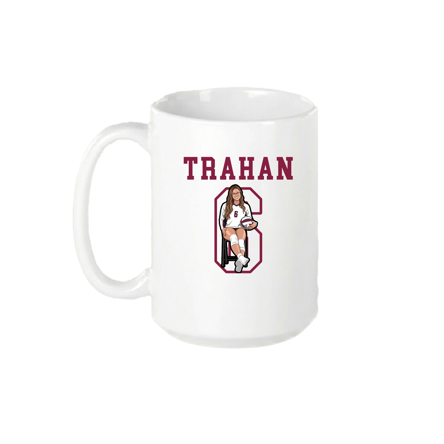 15oz Coffee Mug — Shirsey in White