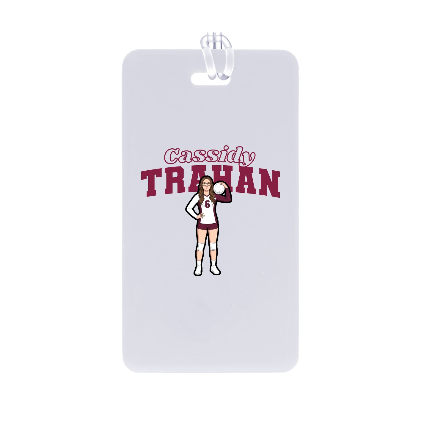 Bag Tag — Name Arch in Classic