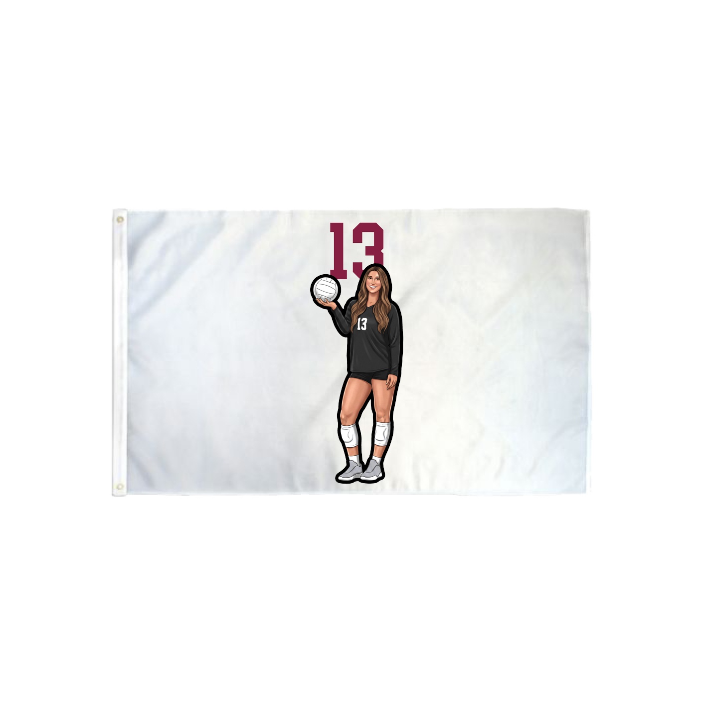 3x5 Flag — Number Top in Classic