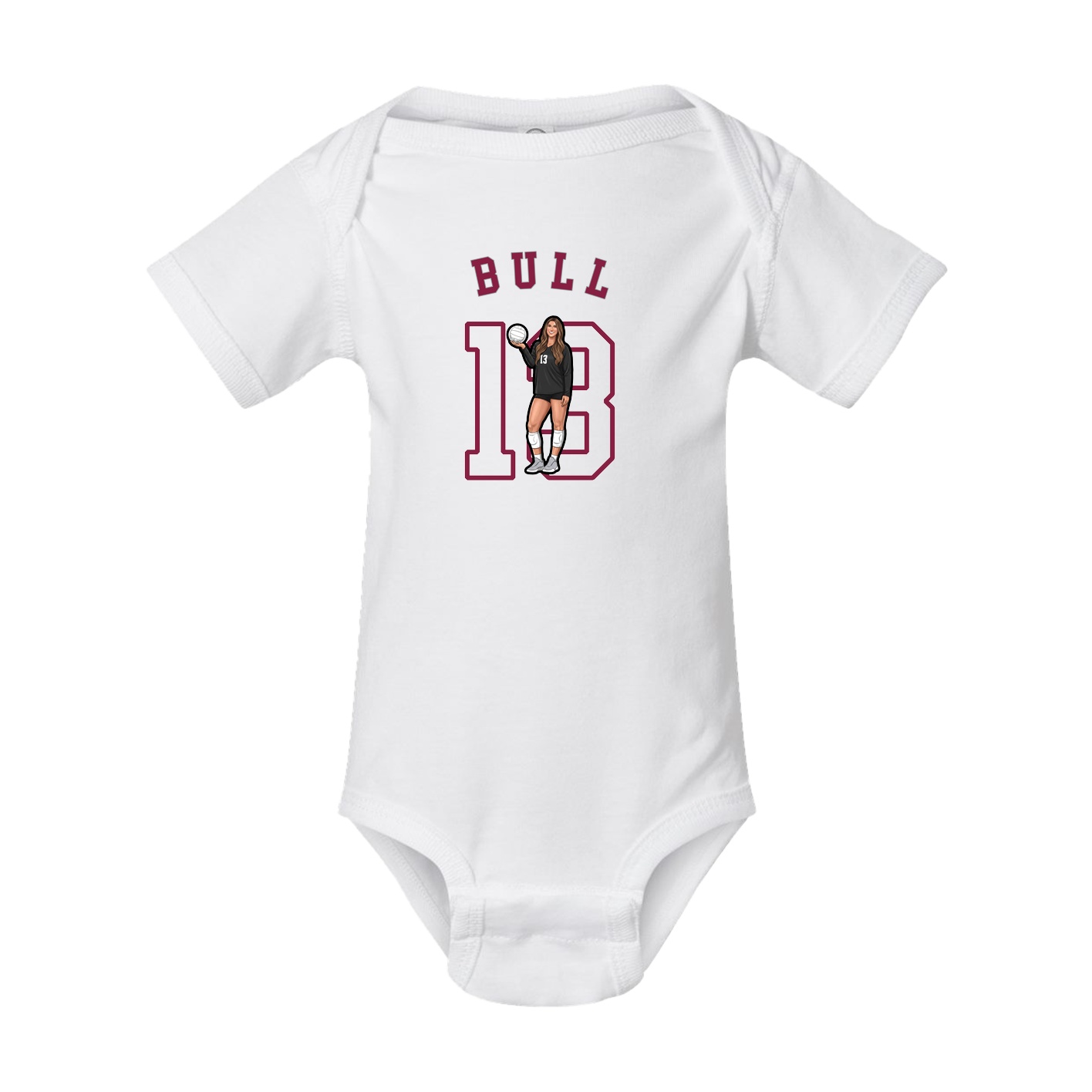 Baby Onesie — Shirsey Arch in White