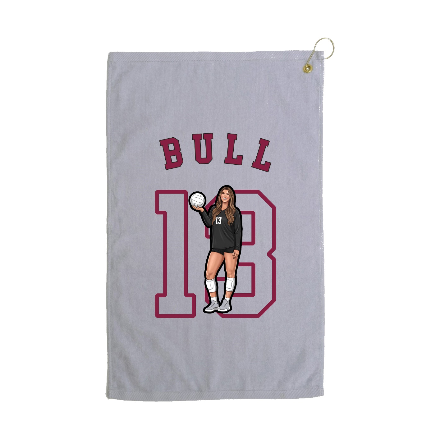 Golf Towel — Shirsey Arch in Grey