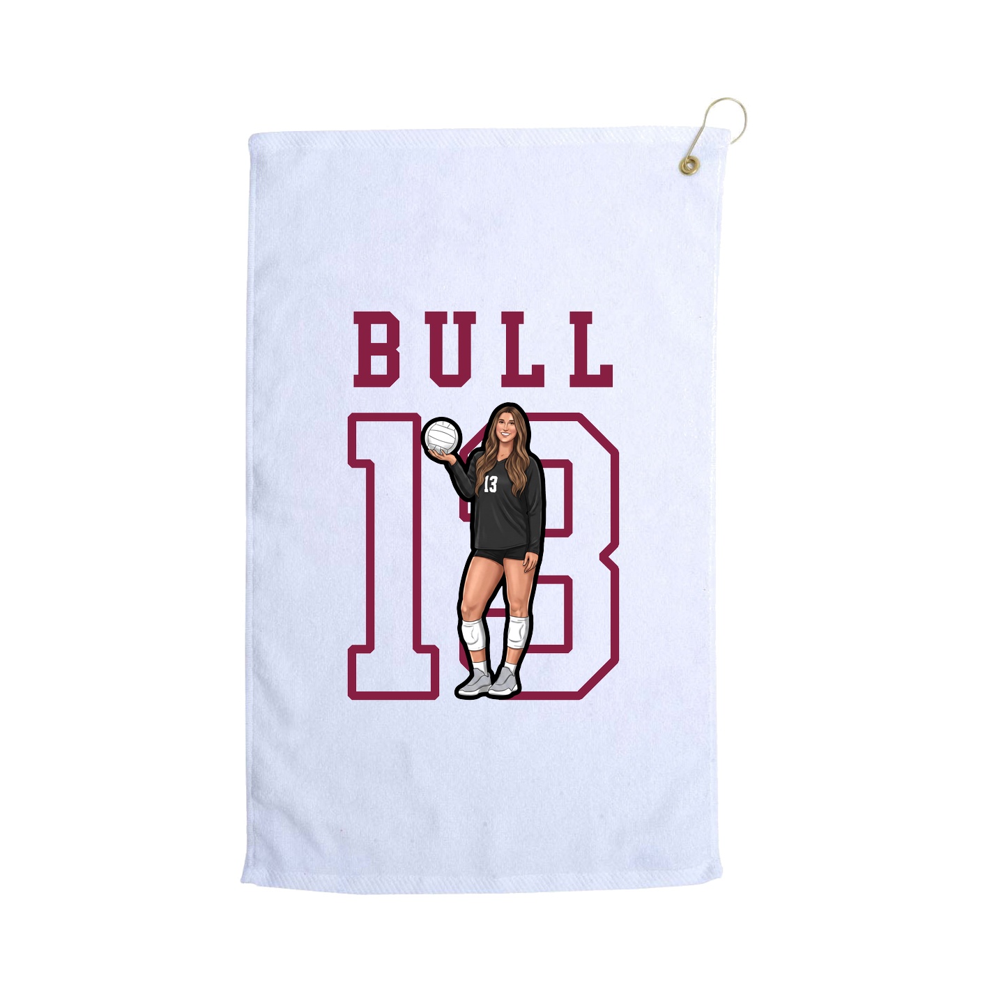Golf Towel — Shirsey in White
