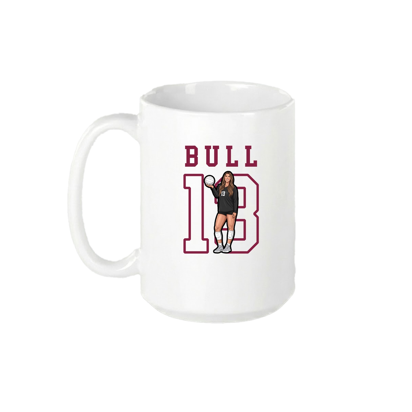 15oz Coffee Mug — Shirsey in White
