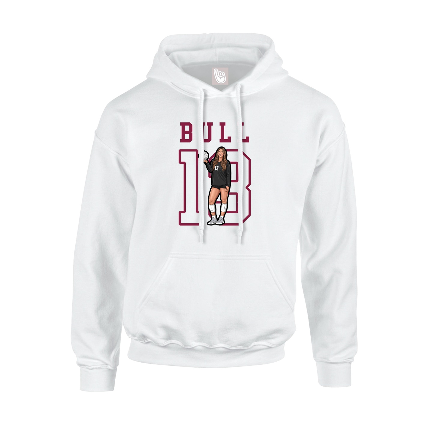 Youth Hoodie — Shirsey in White